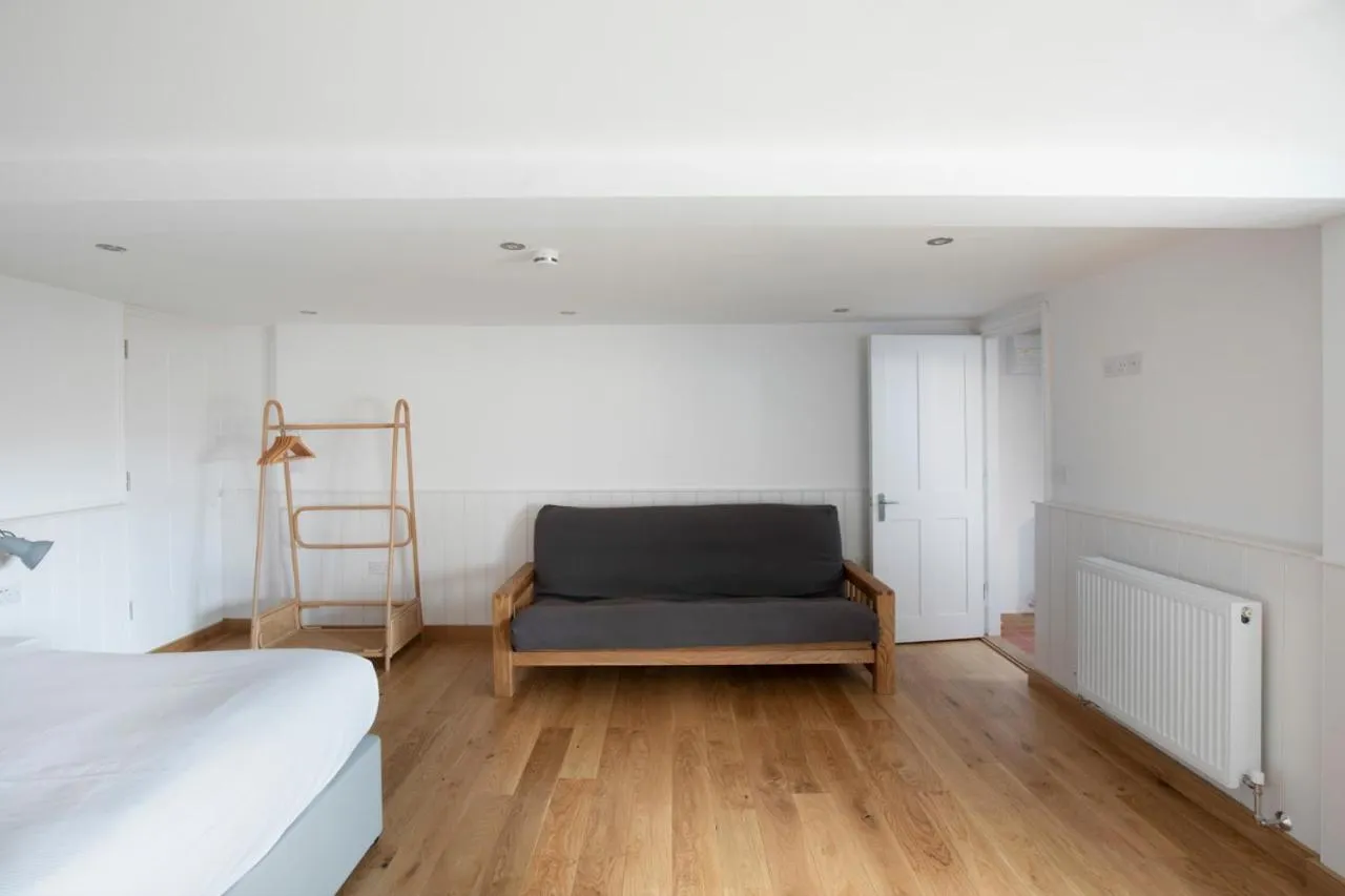 Bed in Stag Cottage, Sea wall