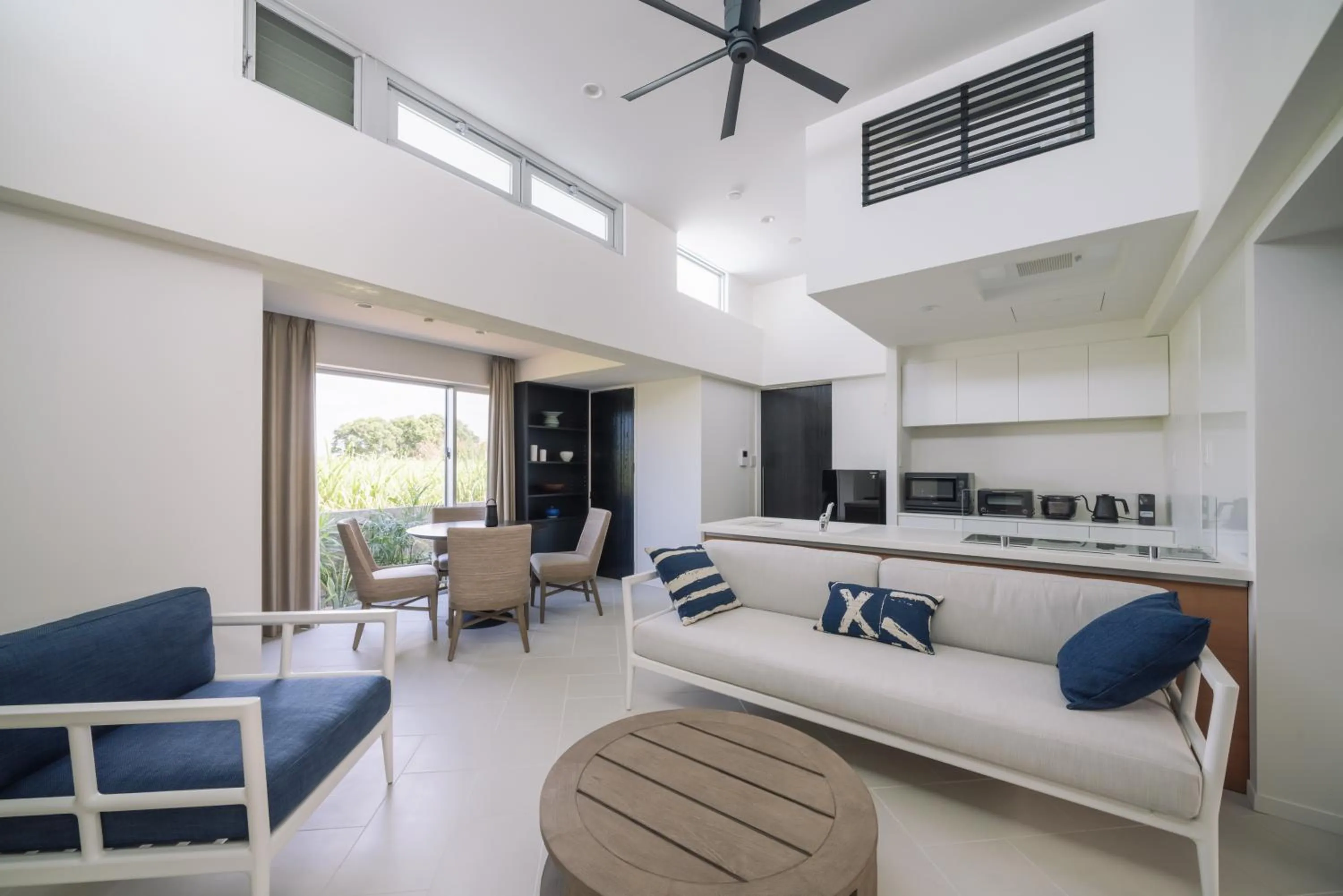 Living room in Villa Conte