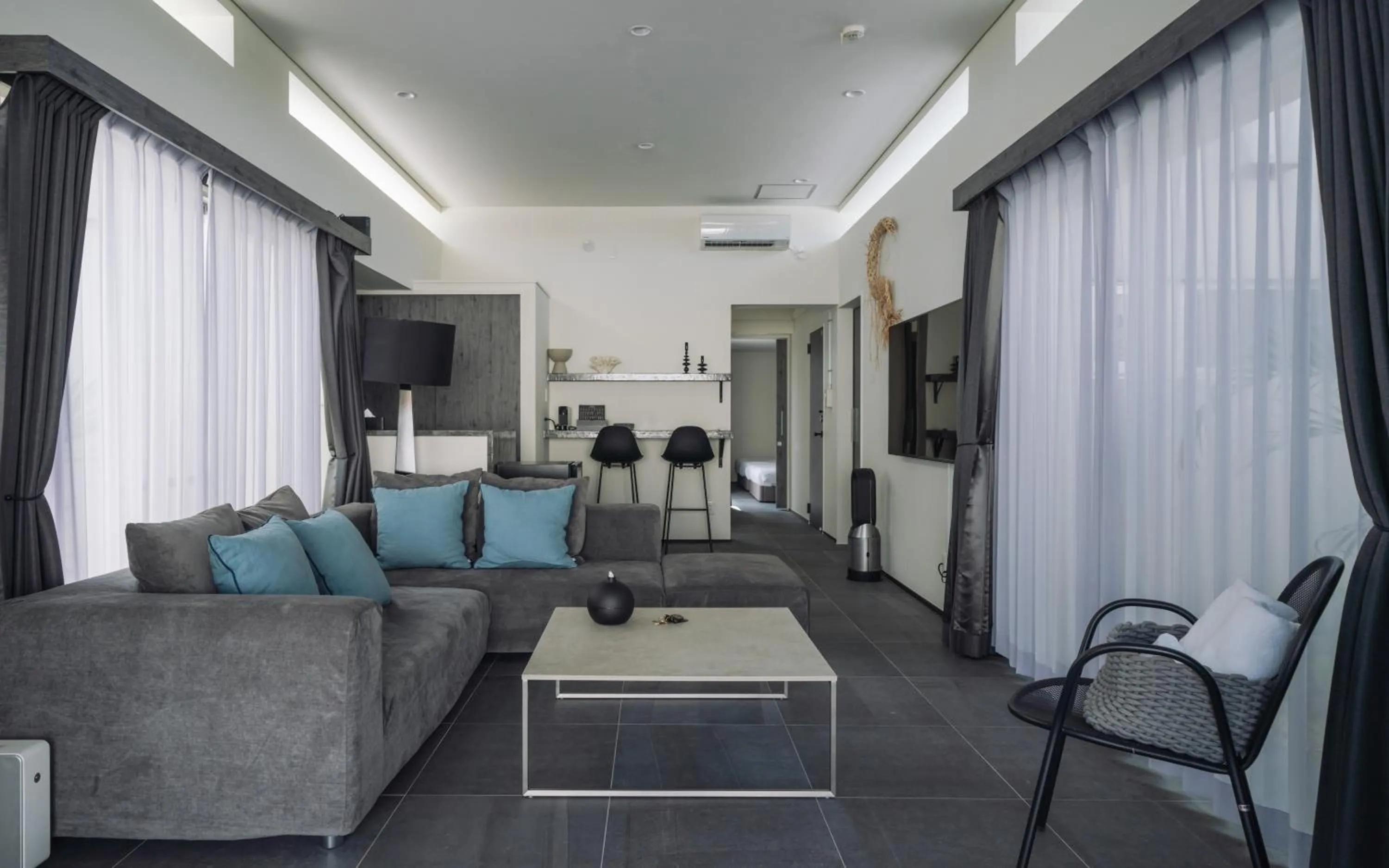 Living room in Villa Conte