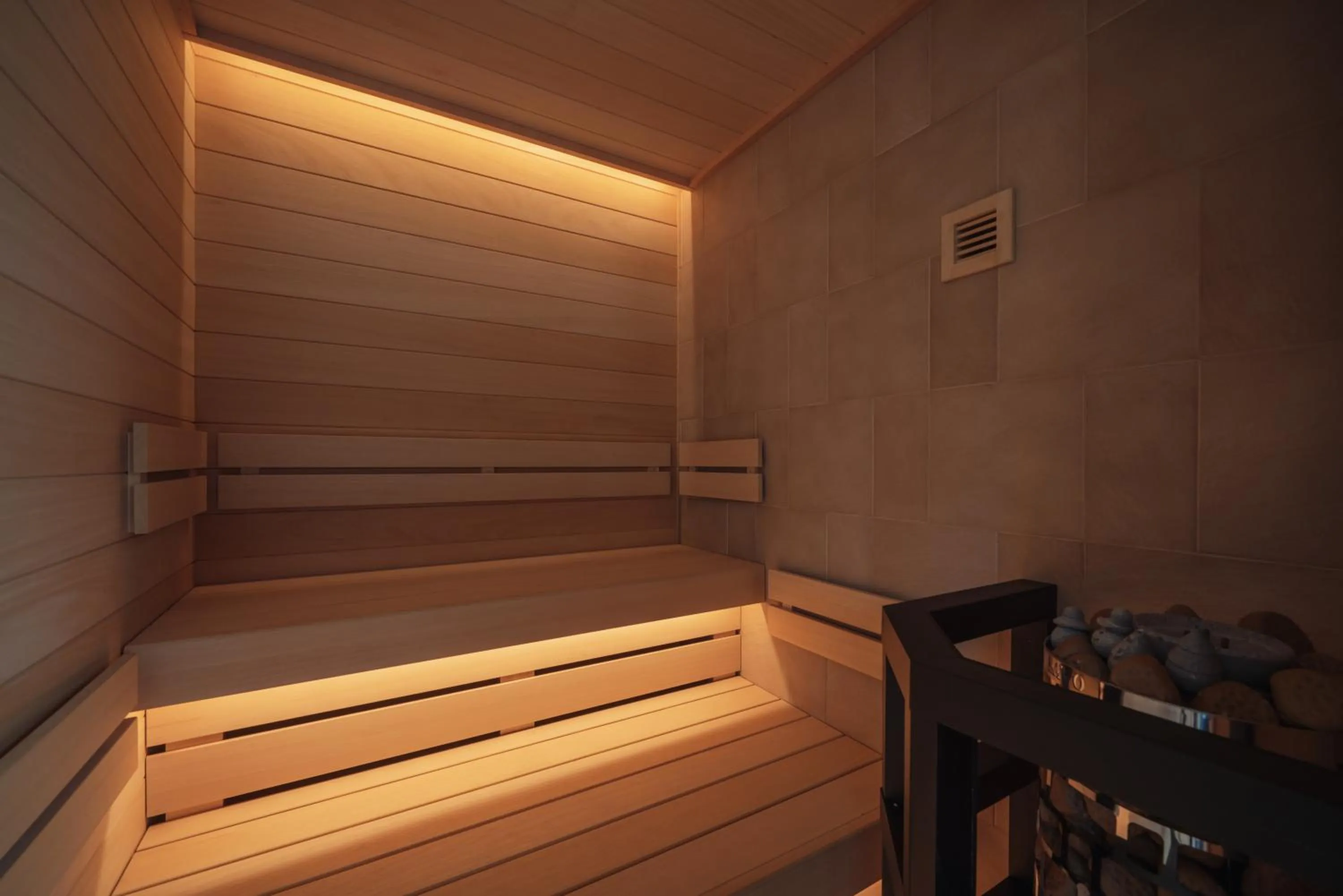 Sauna in Villa Conte