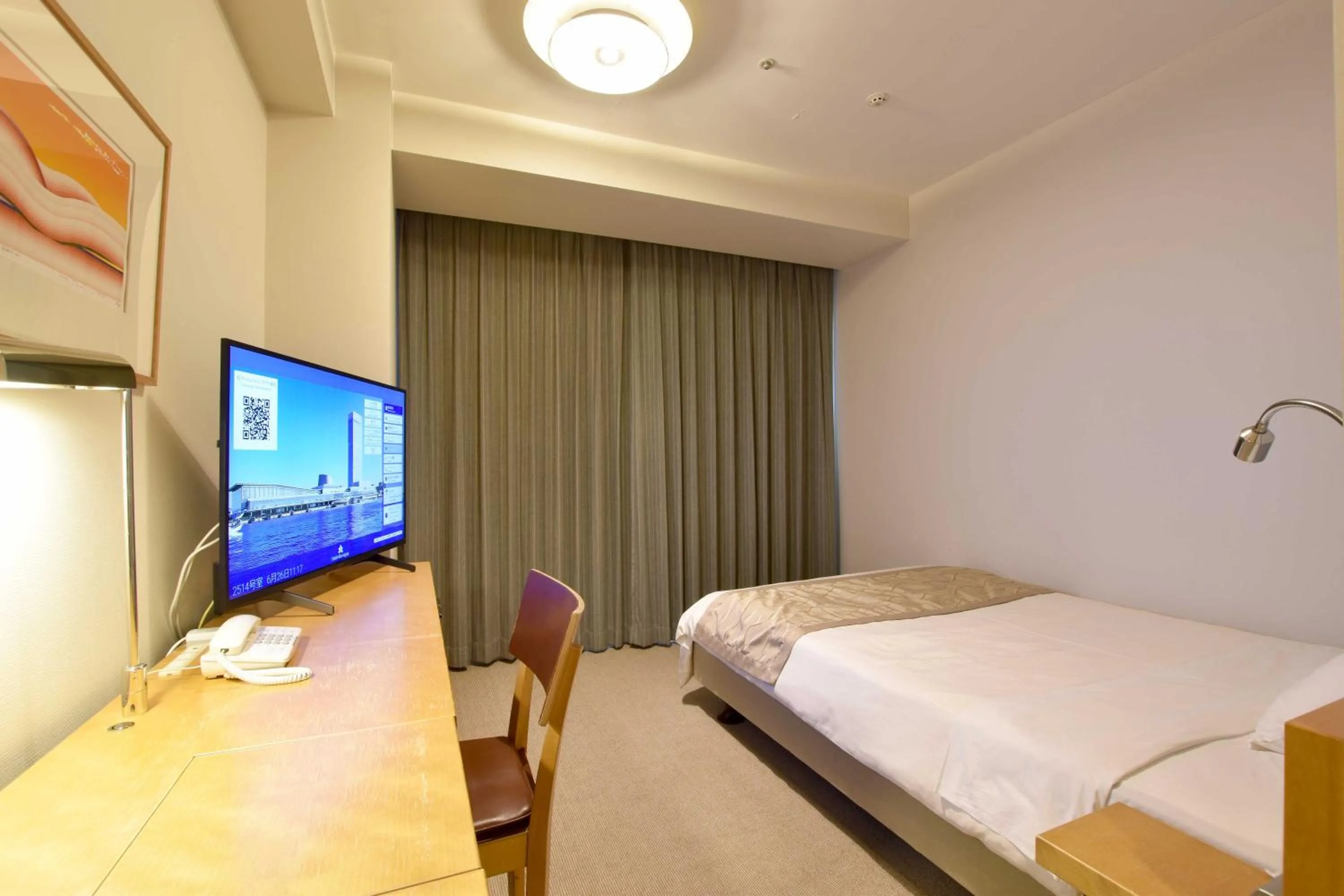 Bed in Hotel Nikko Niigata