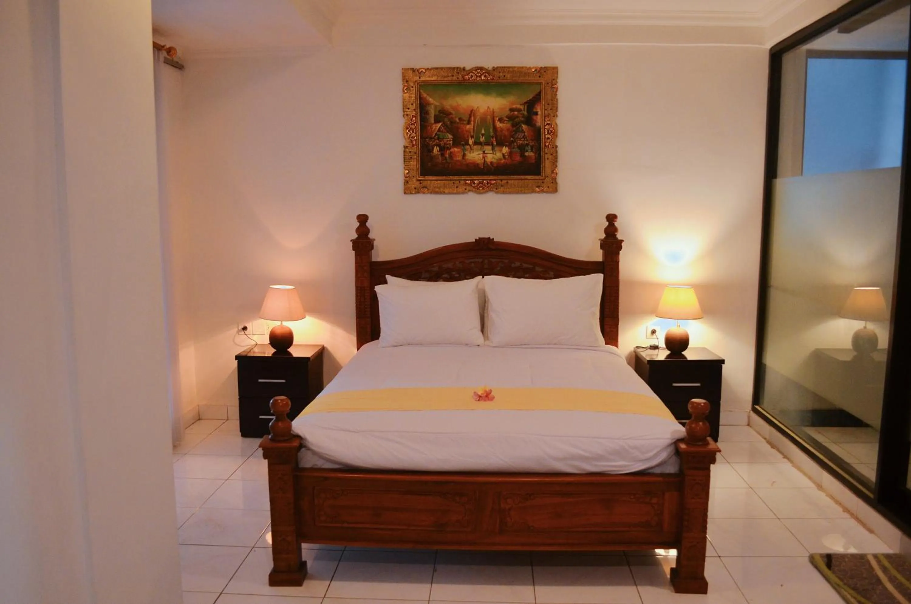 Bed in The Green Home Bali
