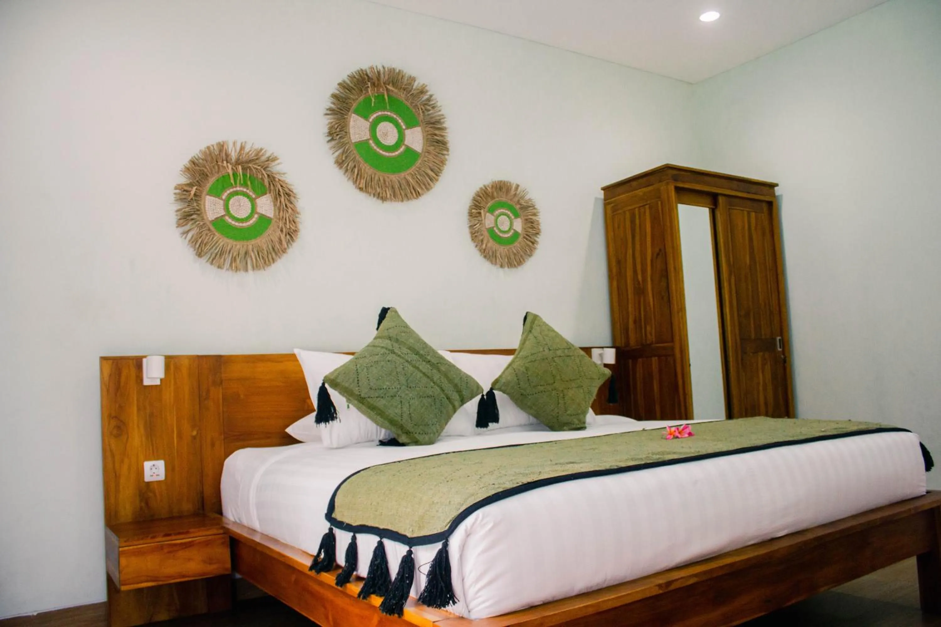 Bed in The Green Home Bali