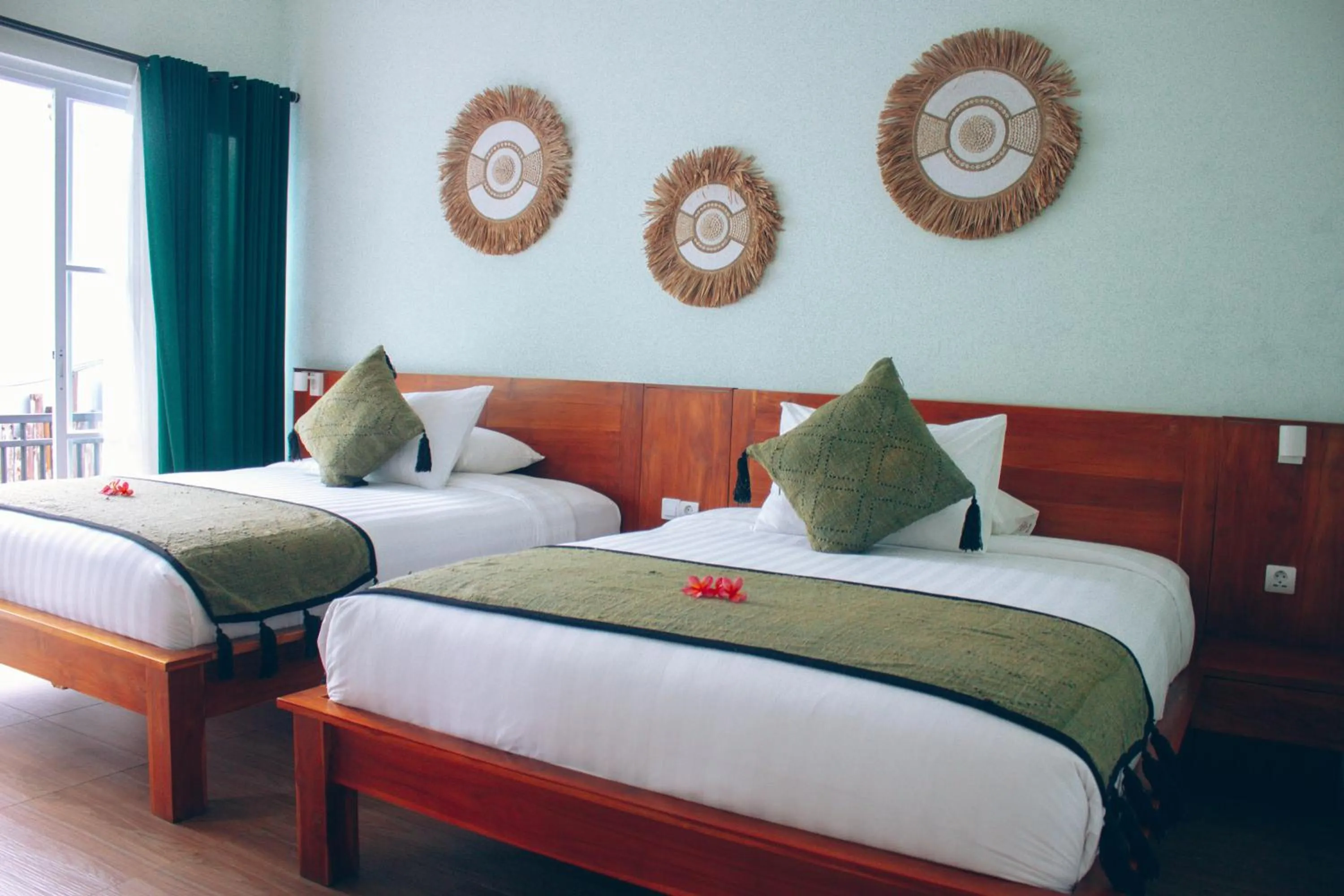 Bedroom, Bed in The Green Home Bali