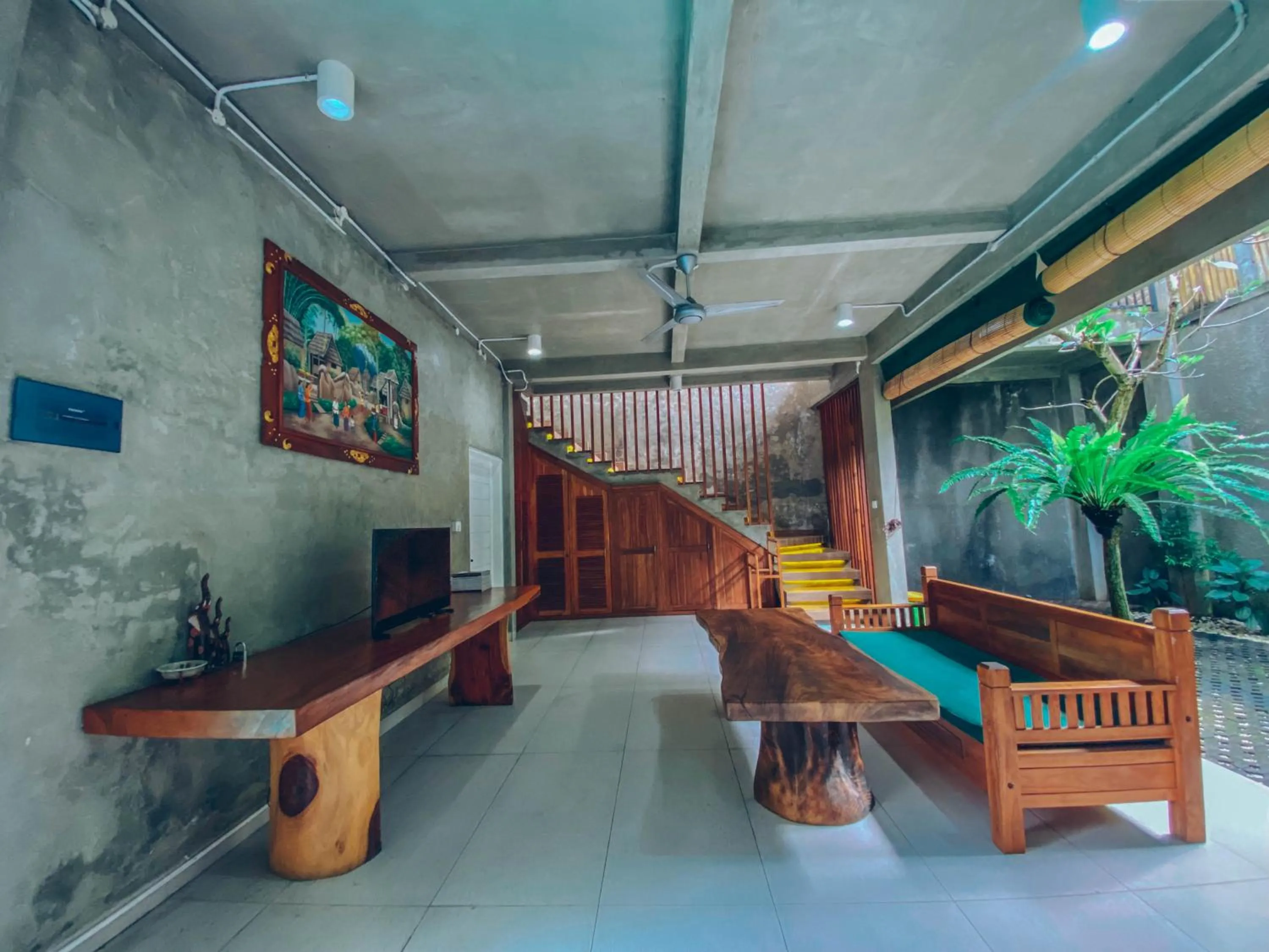 Living room in The Green Home Bali
