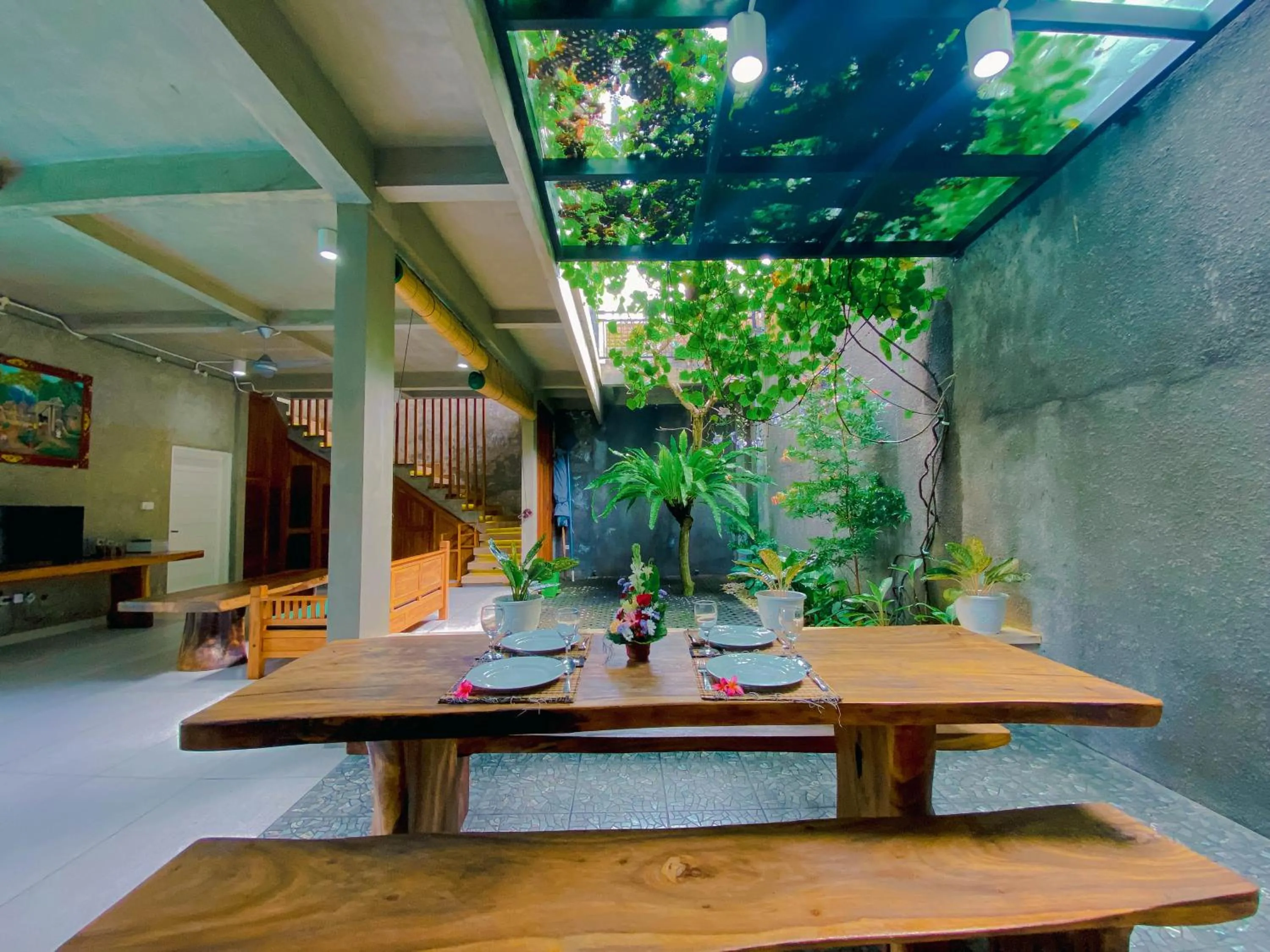 Living room in The Green Home Bali
