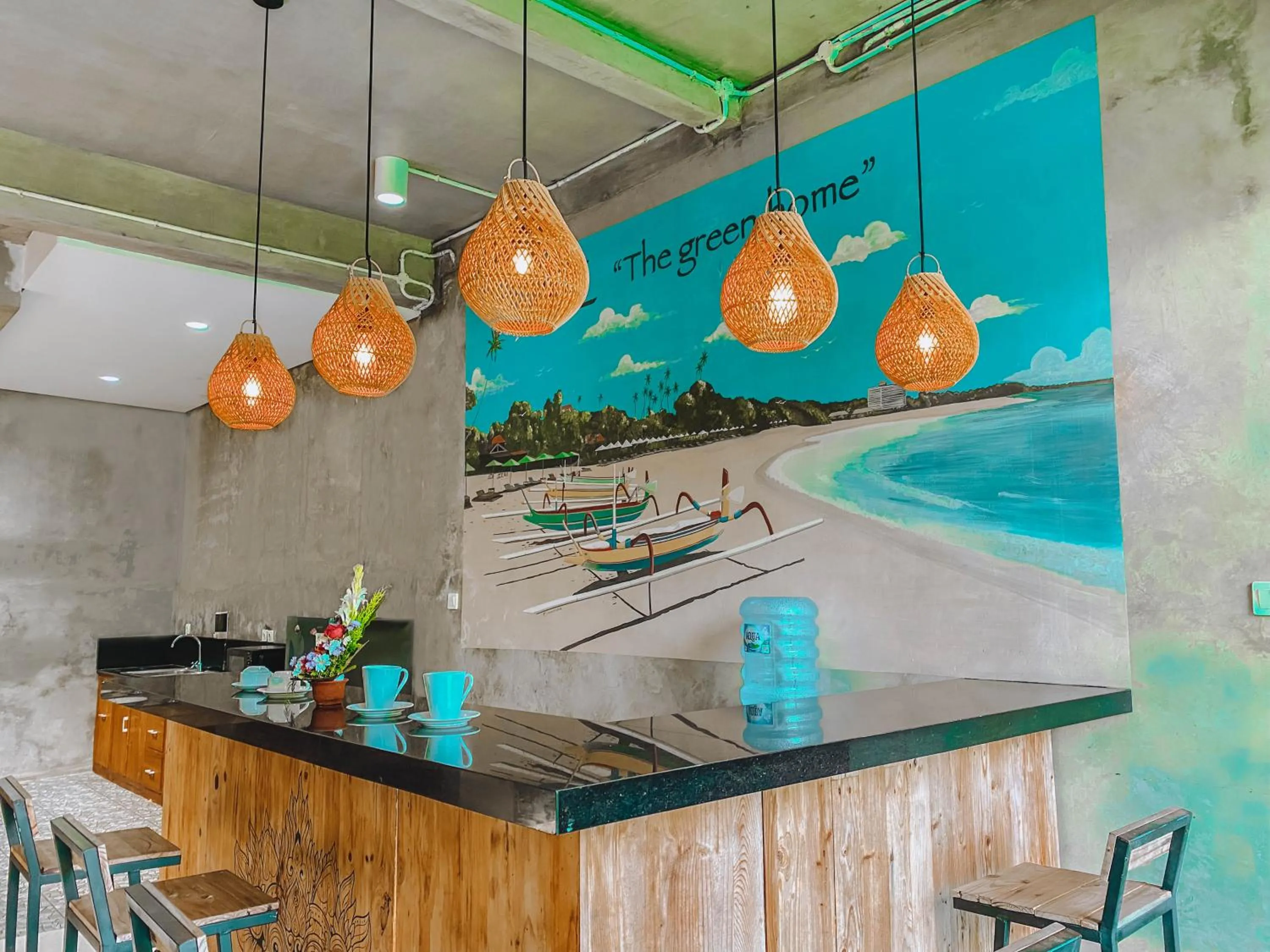 Kitchen or kitchenette in The Green Home Bali