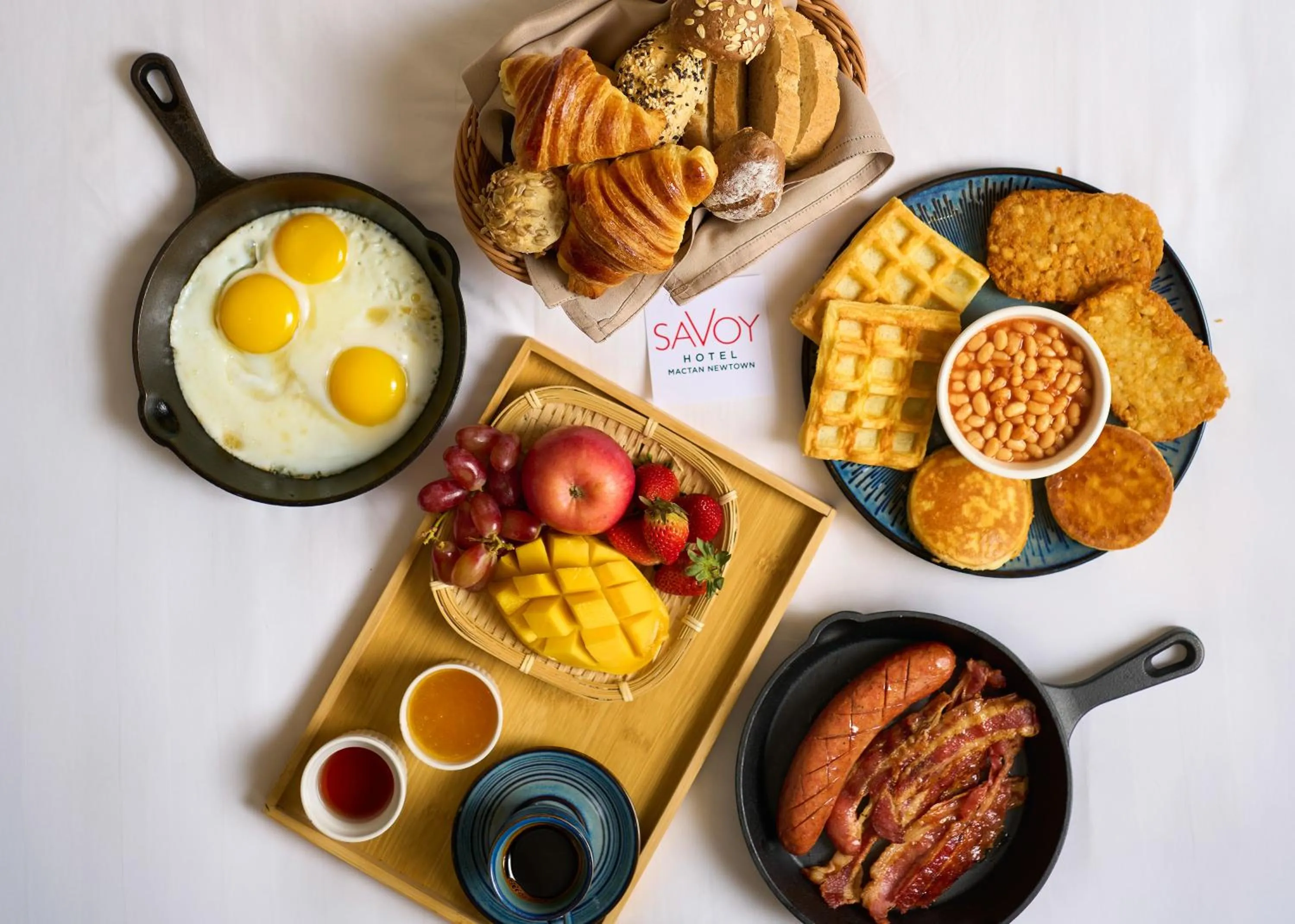 Breakfast in Savoy Hotel Mactan Cebu near Newtown Beach