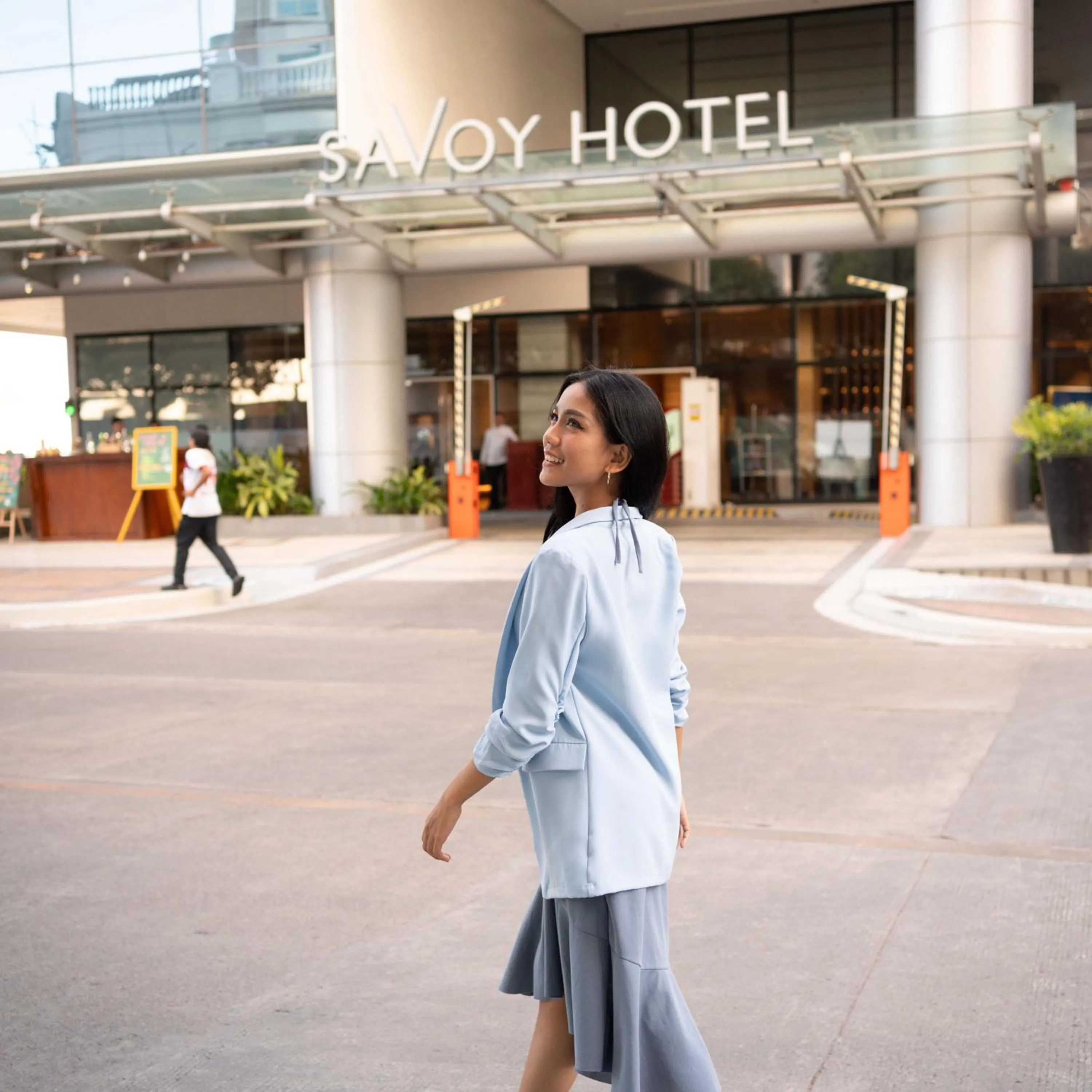 Property building in Savoy Hotel Mactan Cebu near Newtown Beach