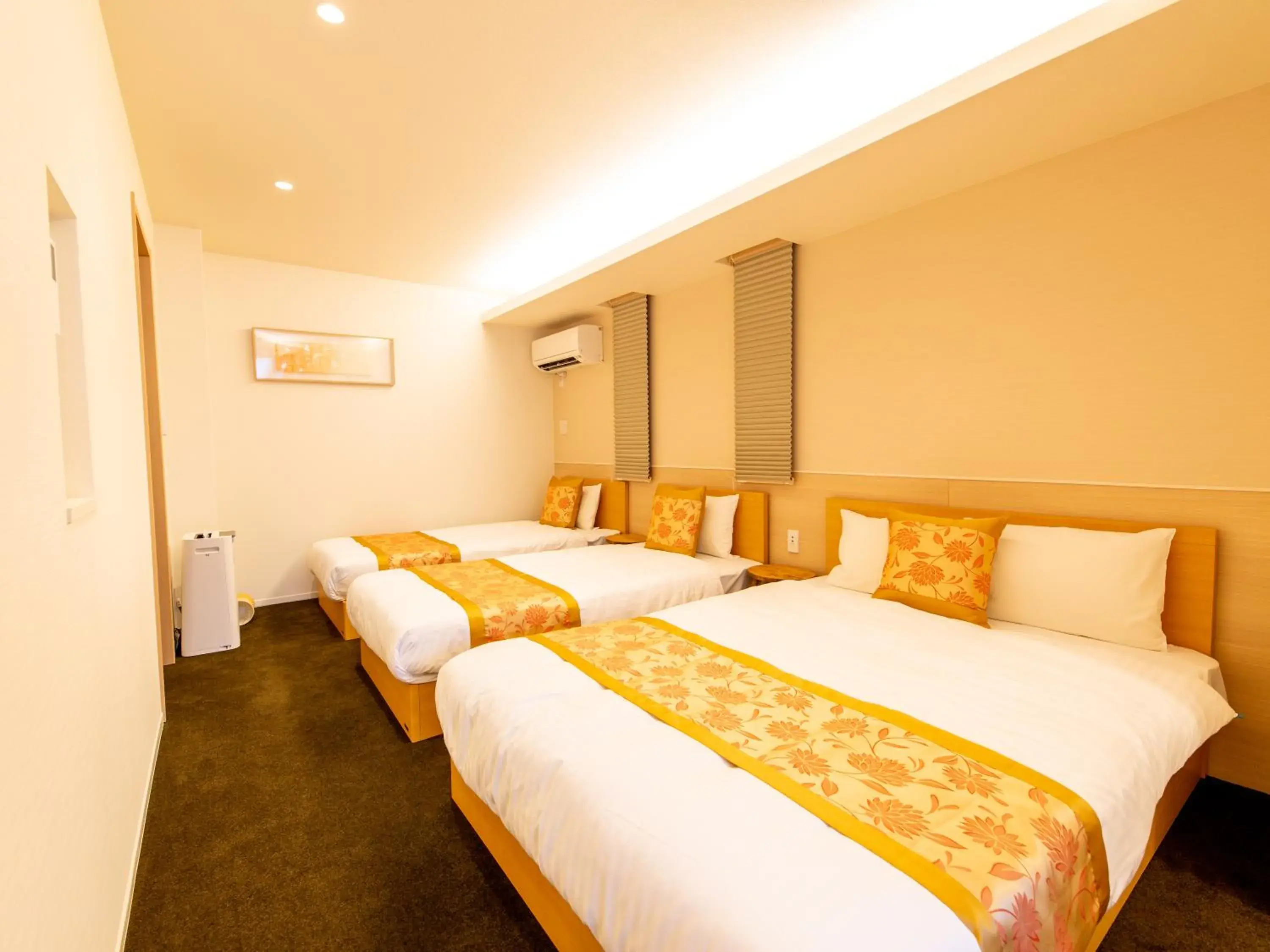 Bed in GRAND BASE Hiroshima Ekimae Bed in GRAND BASE Hiroshima Ekimae