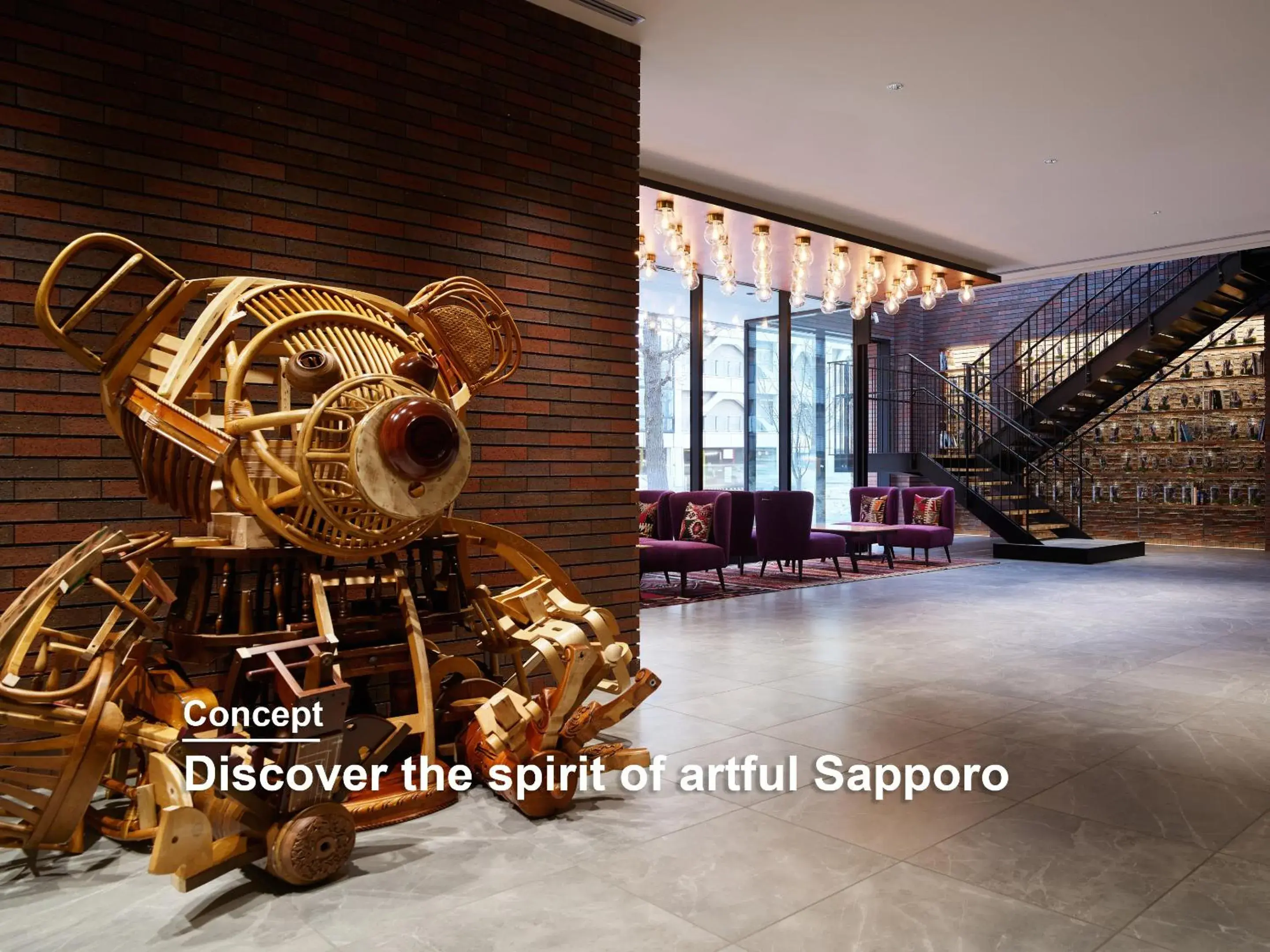 Lobby or reception in Mitsui Garden Hotel Sapporo West Lobby or reception in Mitsui Garden Hotel Sapporo West