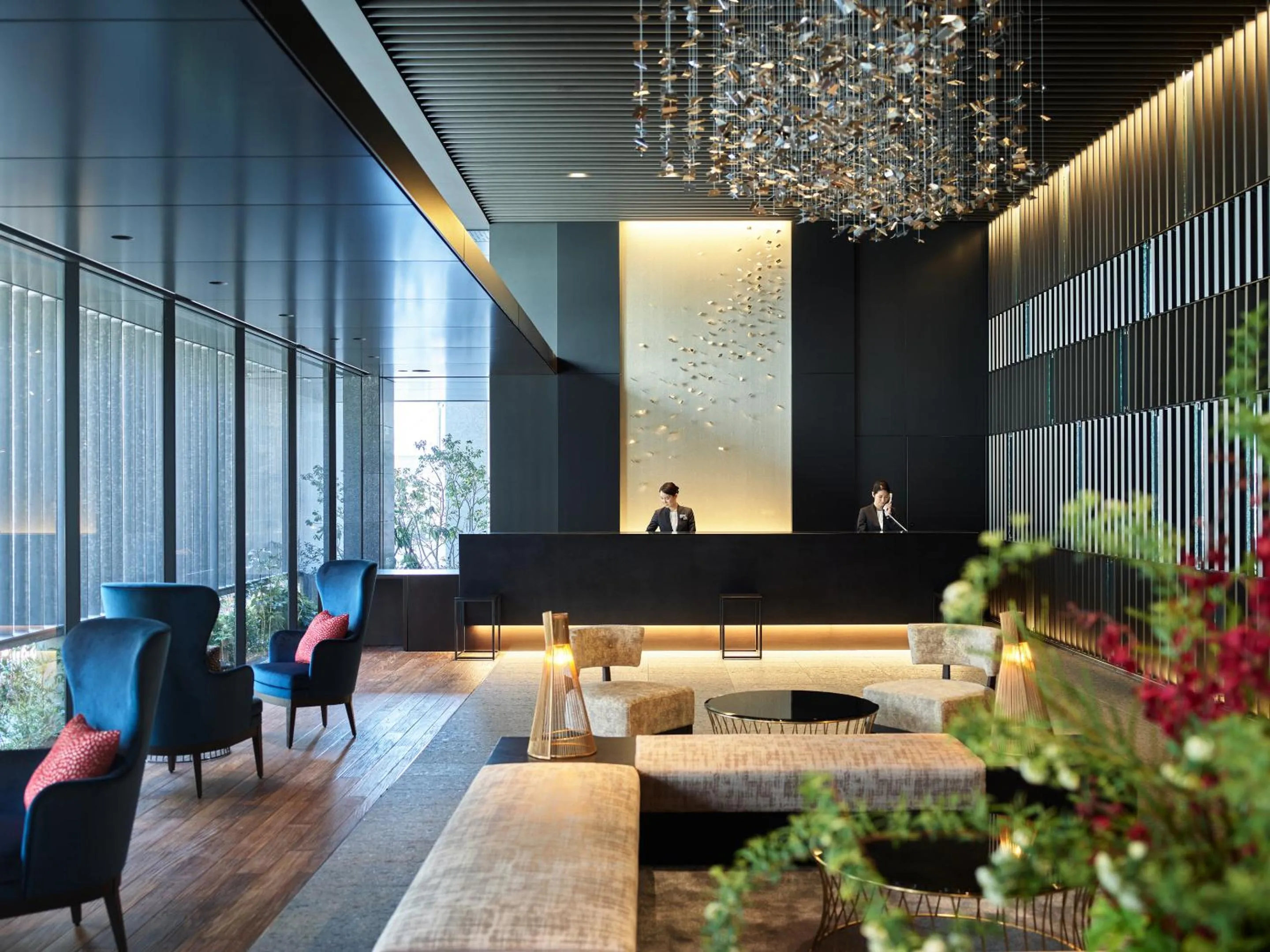 Lobby or reception in Mitsui Garden Hotel Fukuoka Nakasu