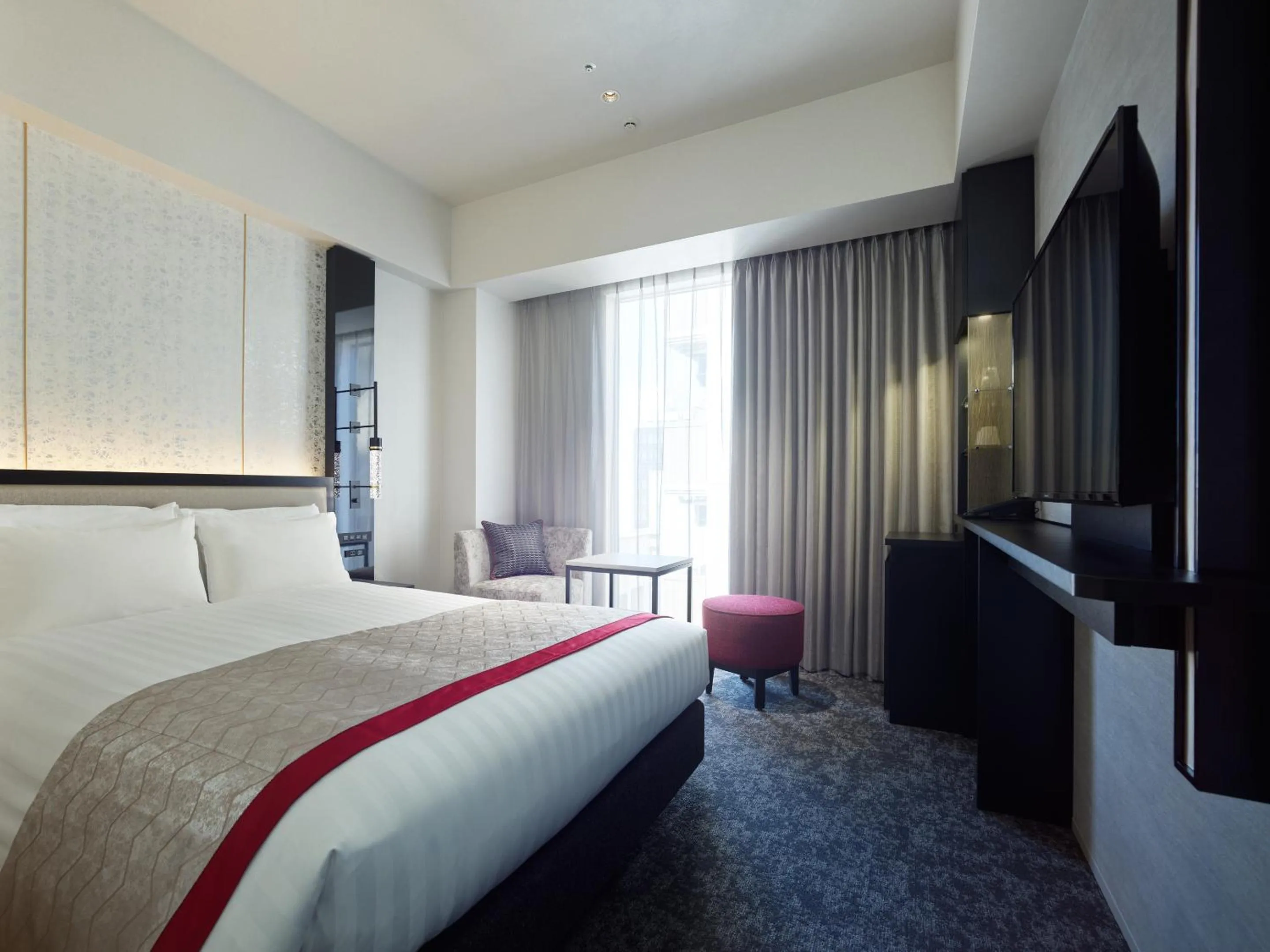 Photo of the whole room, Bed in Mitsui Garden Hotel Fukuoka Nakasu