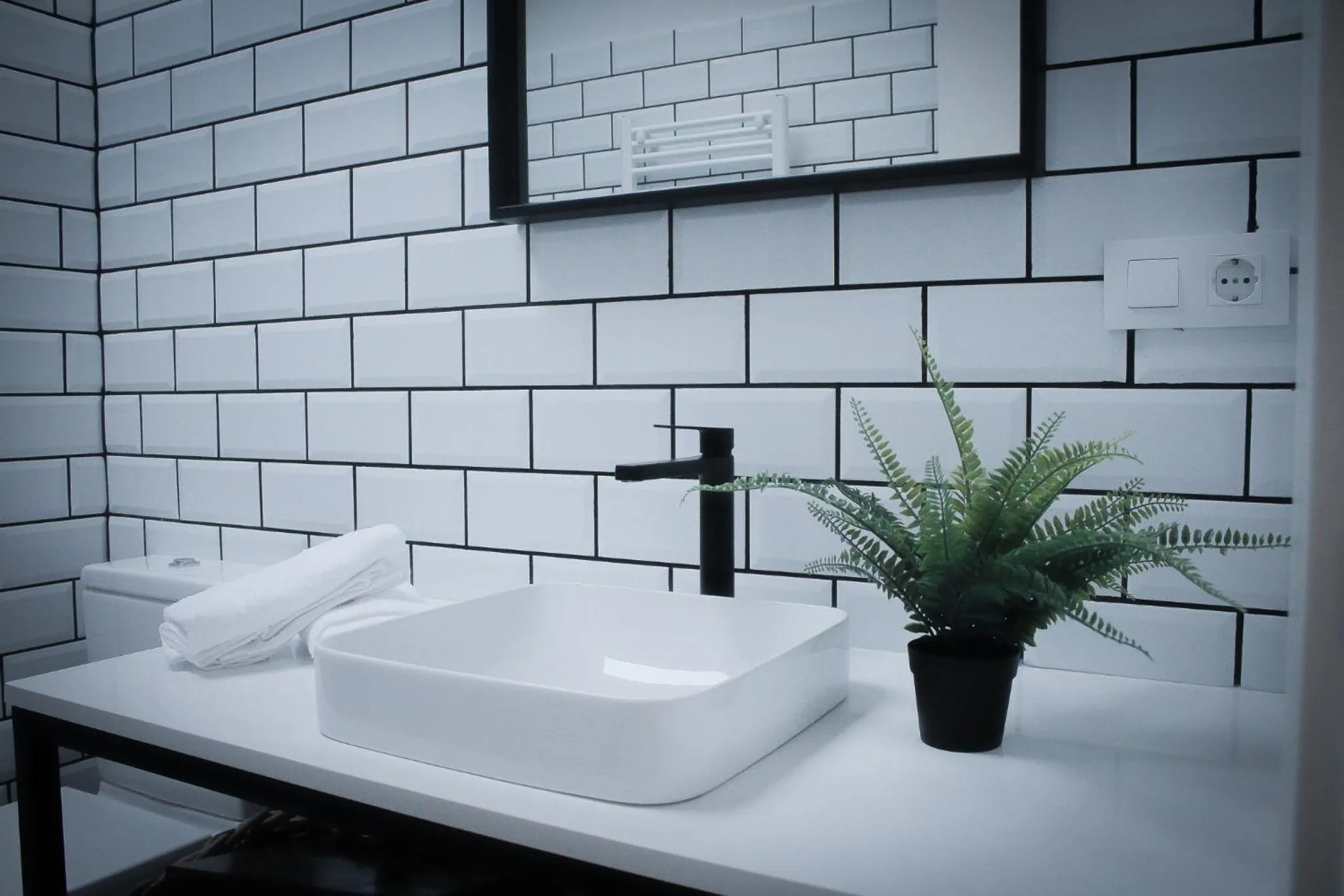 Bathroom in Apartamentos La Bicicleta