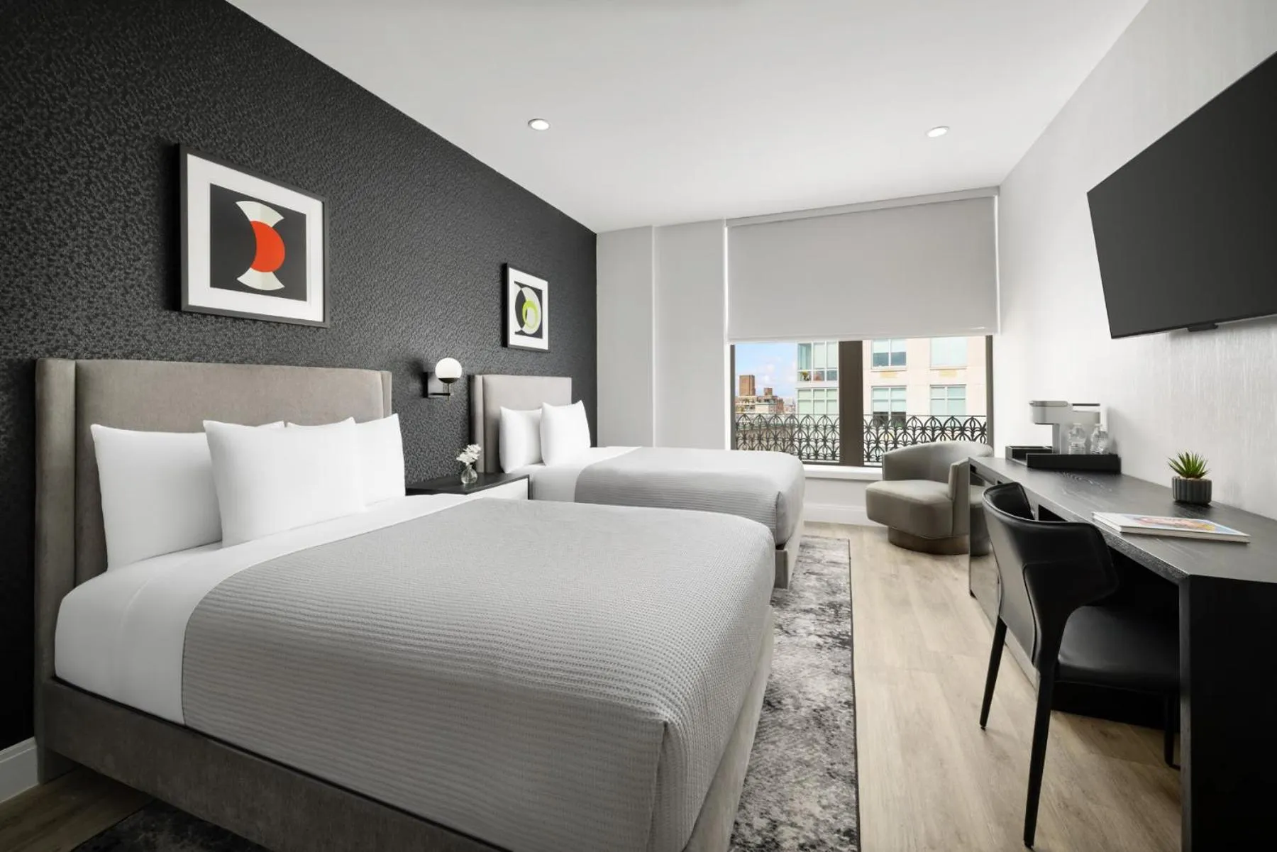 Bed in Arthouse Hotel