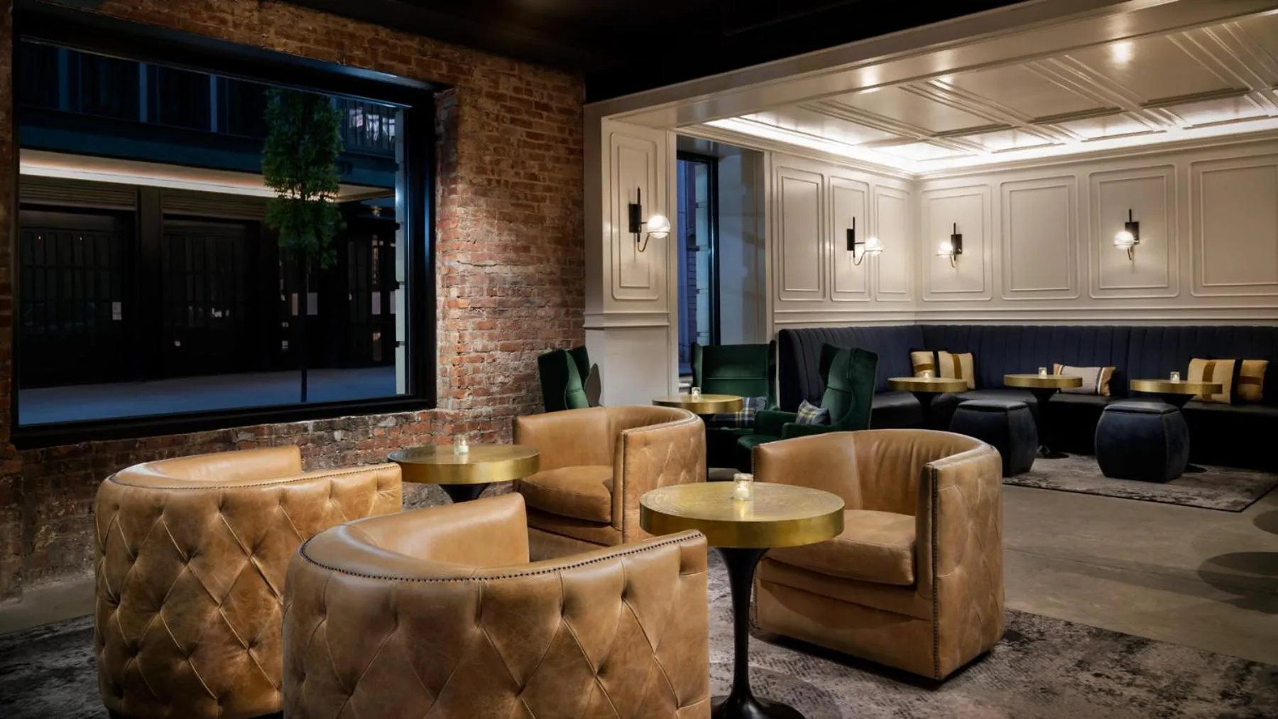 Seating area in Arthouse Hotel