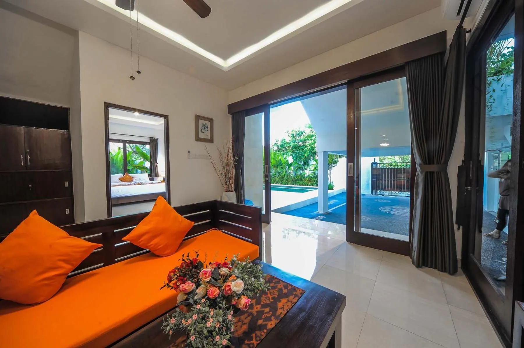 Living room in Villa Rindik Sanur