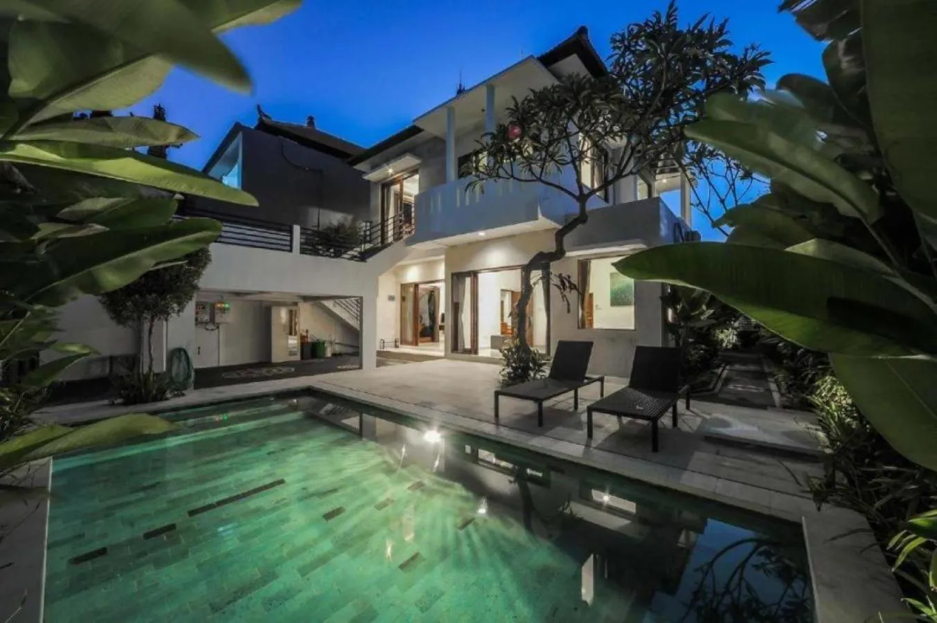 Pool view in Villa Rindik Sanur