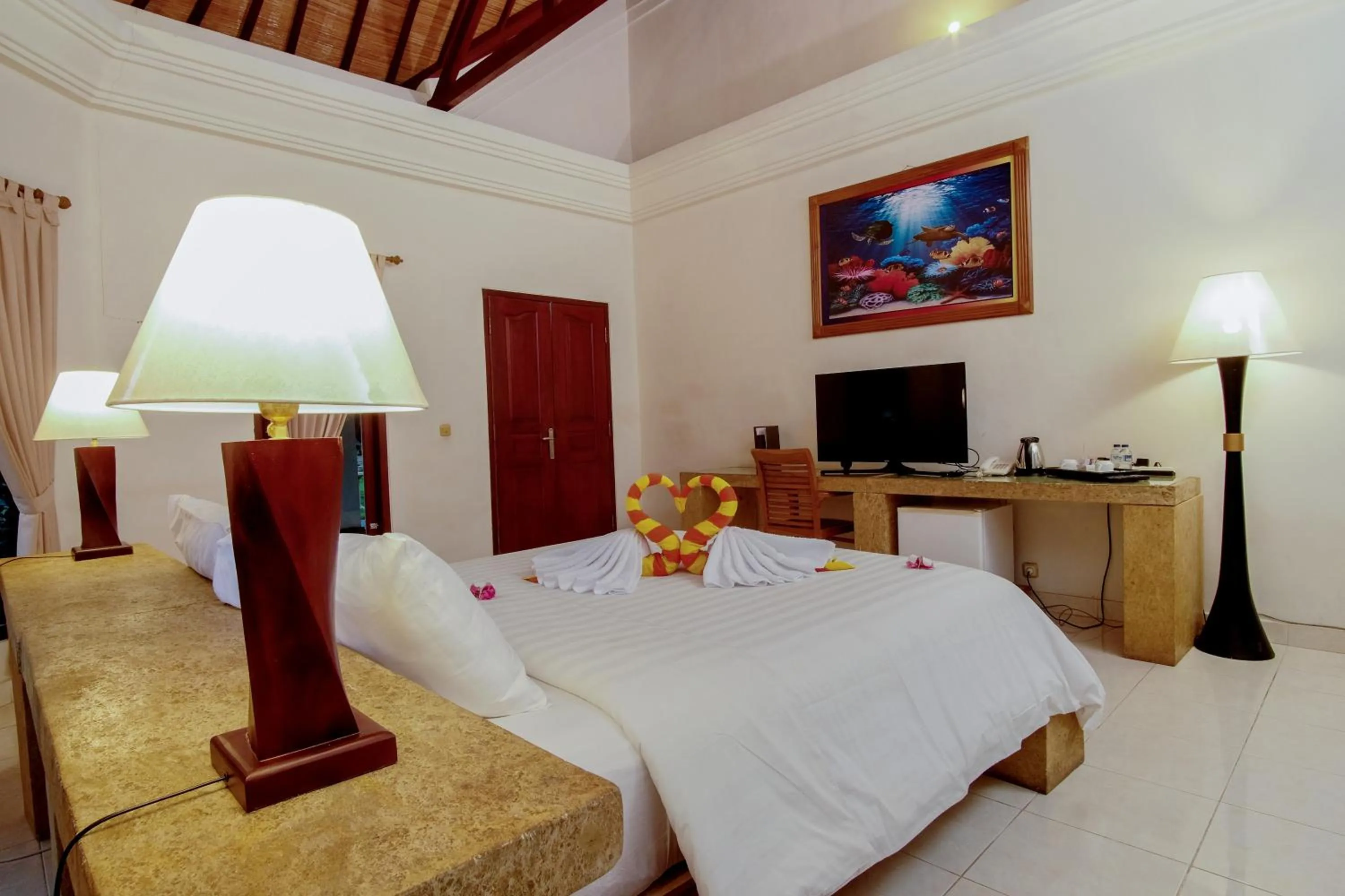 Bed in Villa Unggul