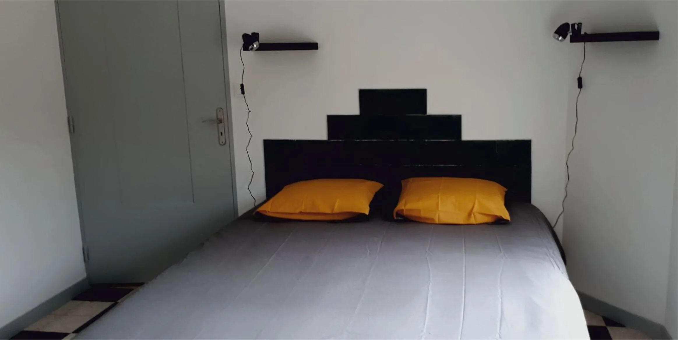 Bed in Chambre La Caunette