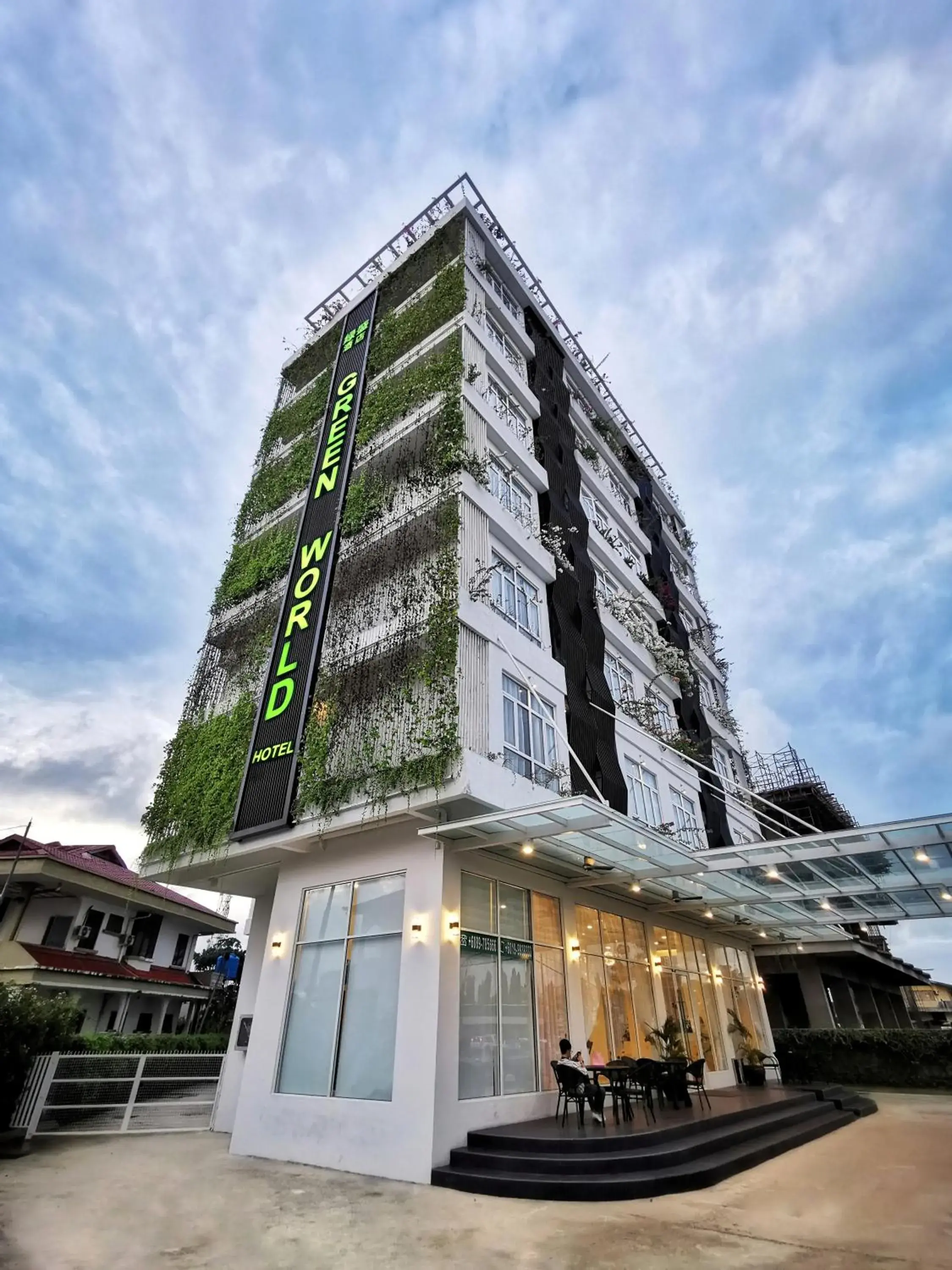 Property Building in Green World Hotel