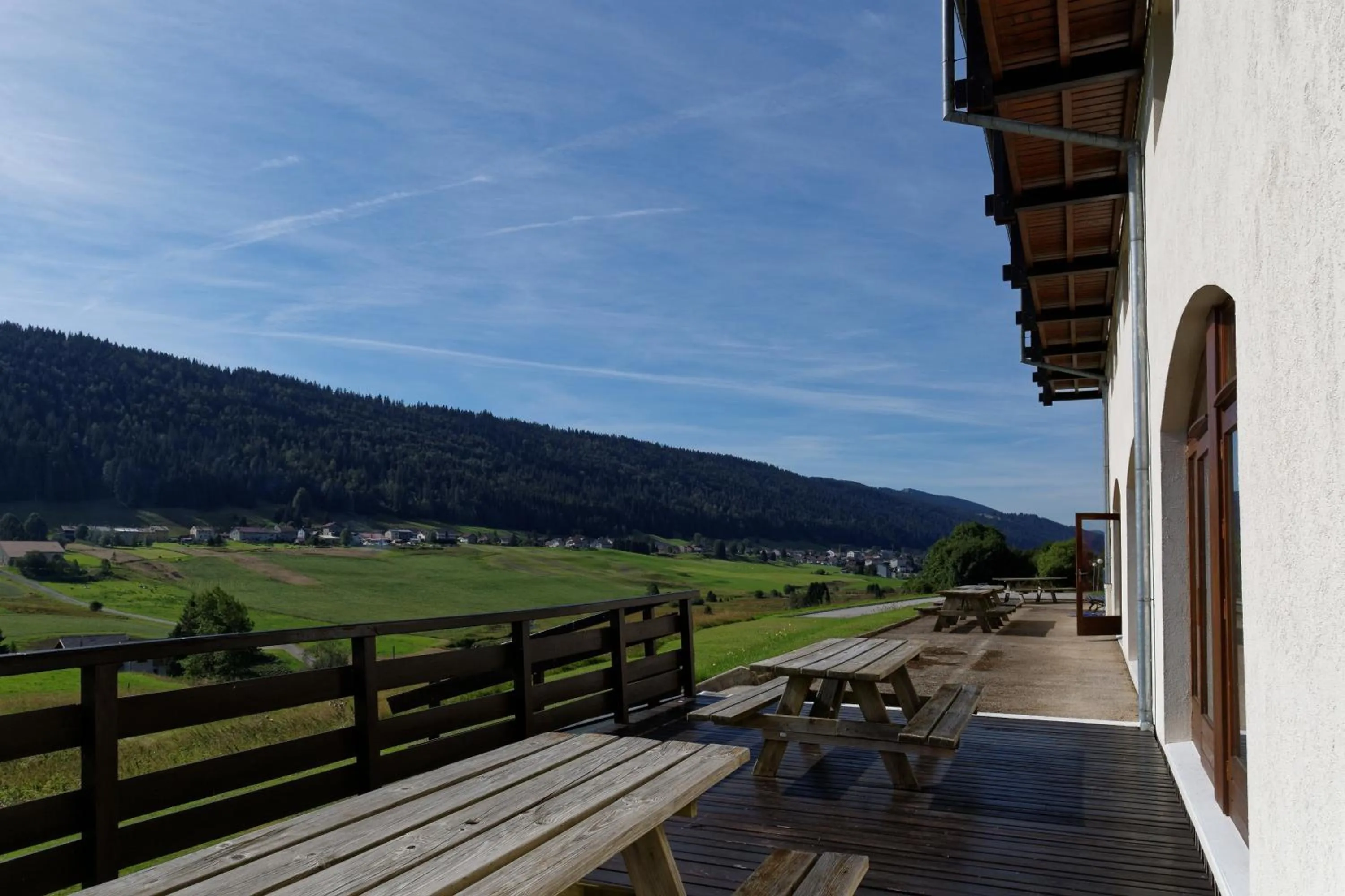 Mountain view in Hôtel Club Le Risoux