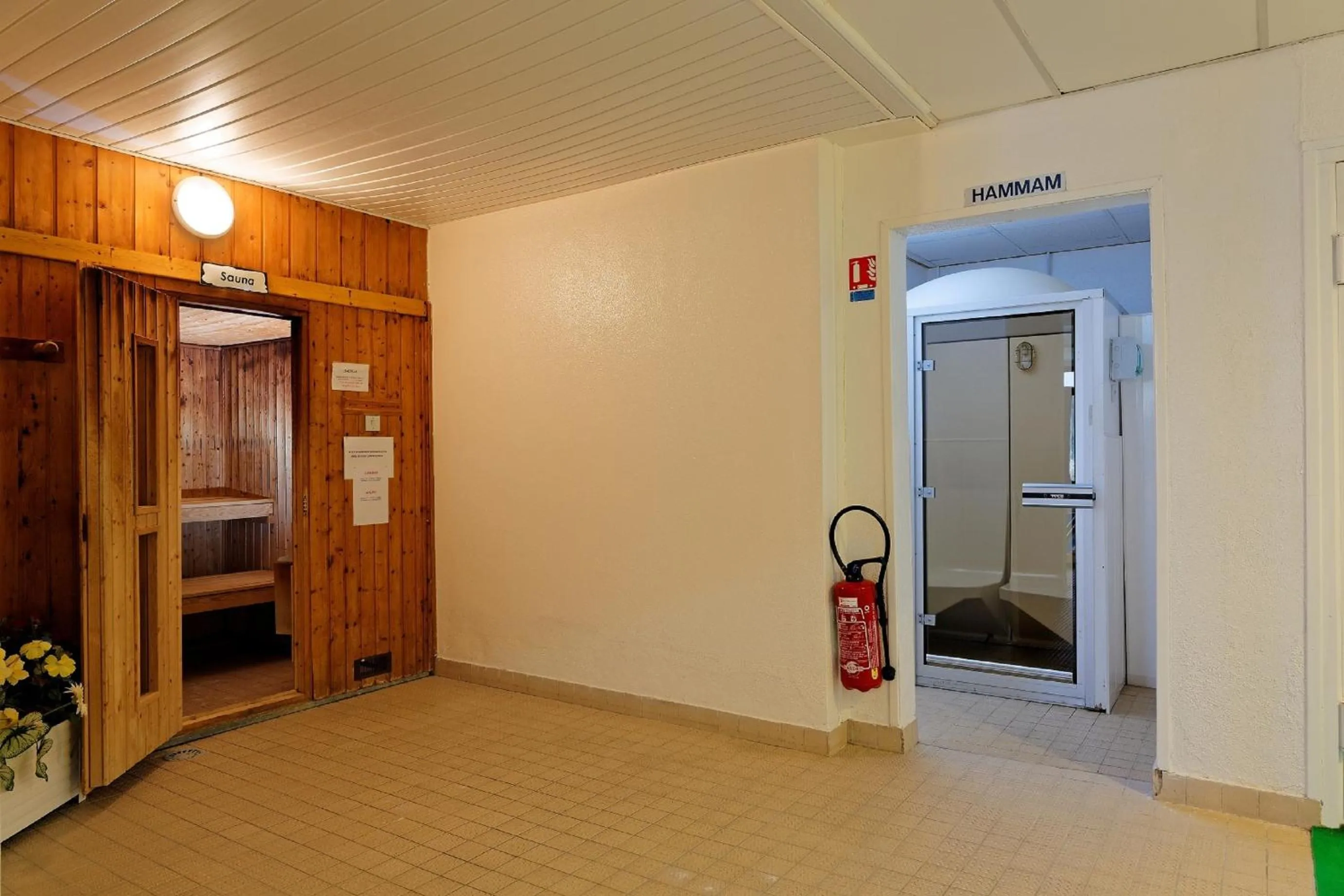 Sauna in Hôtel Club Le Risoux