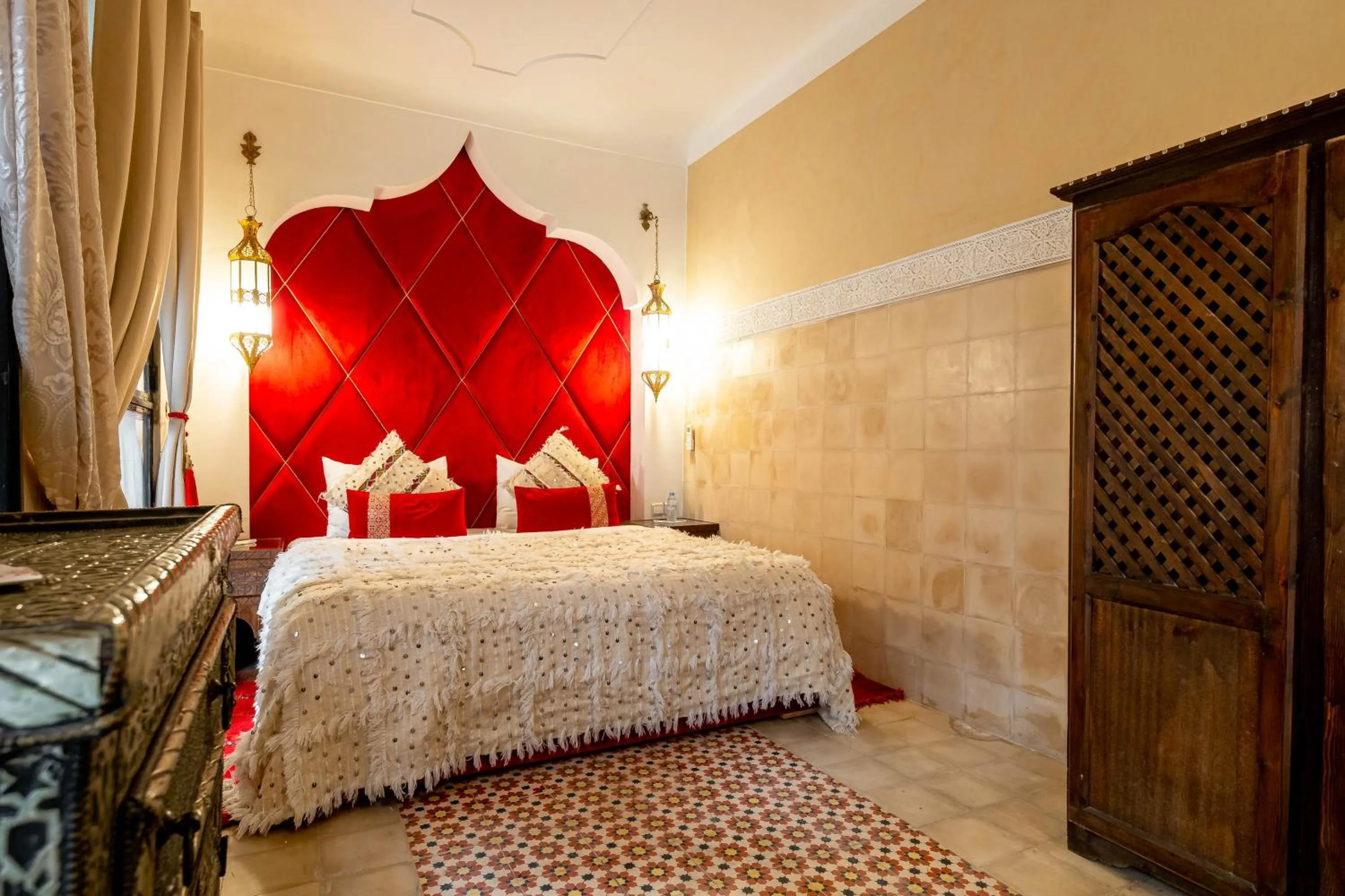 Bed in RIAD LA GAZELLE DU SUD