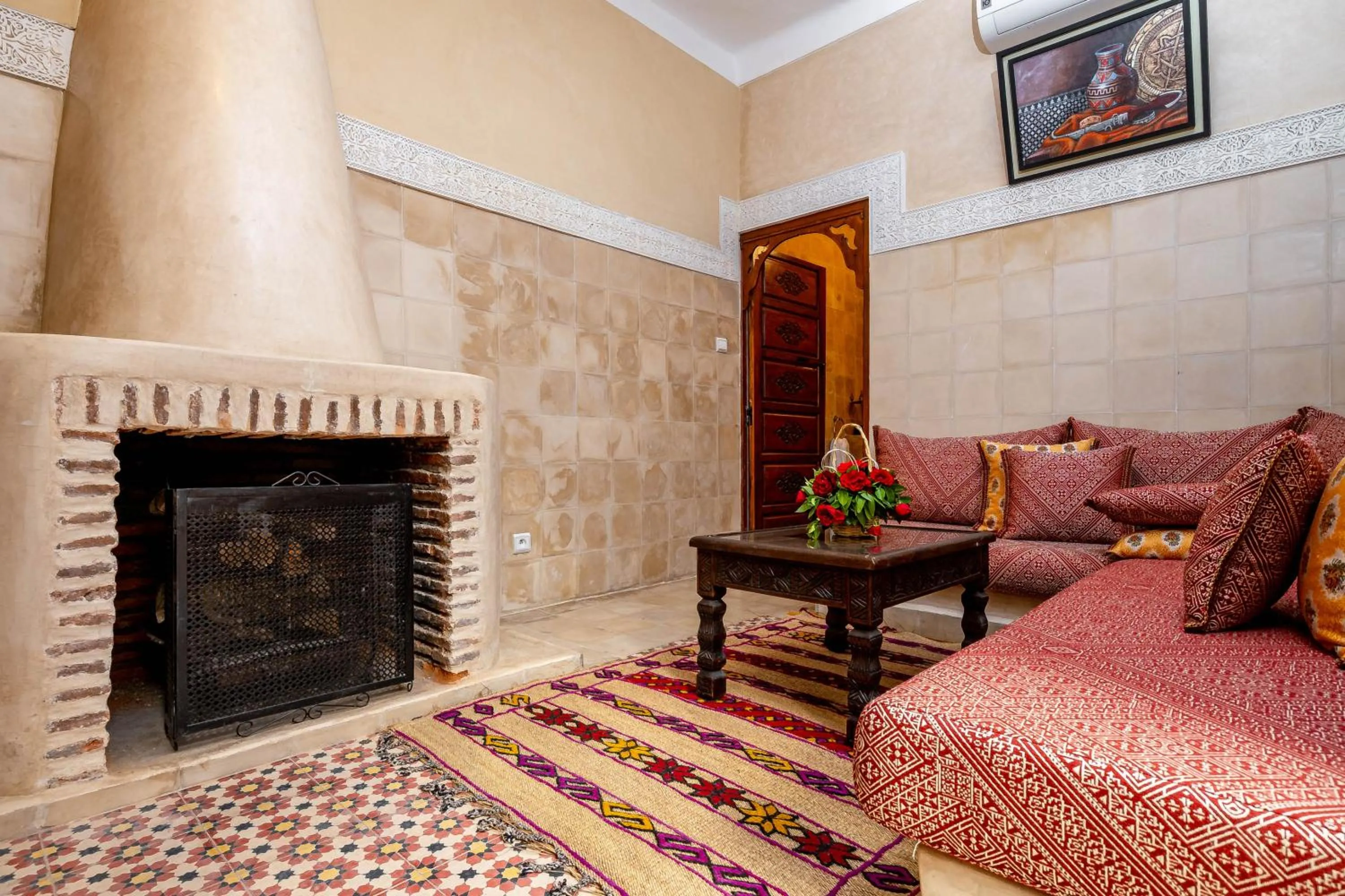 Seating area in RIAD LA GAZELLE DU SUD
