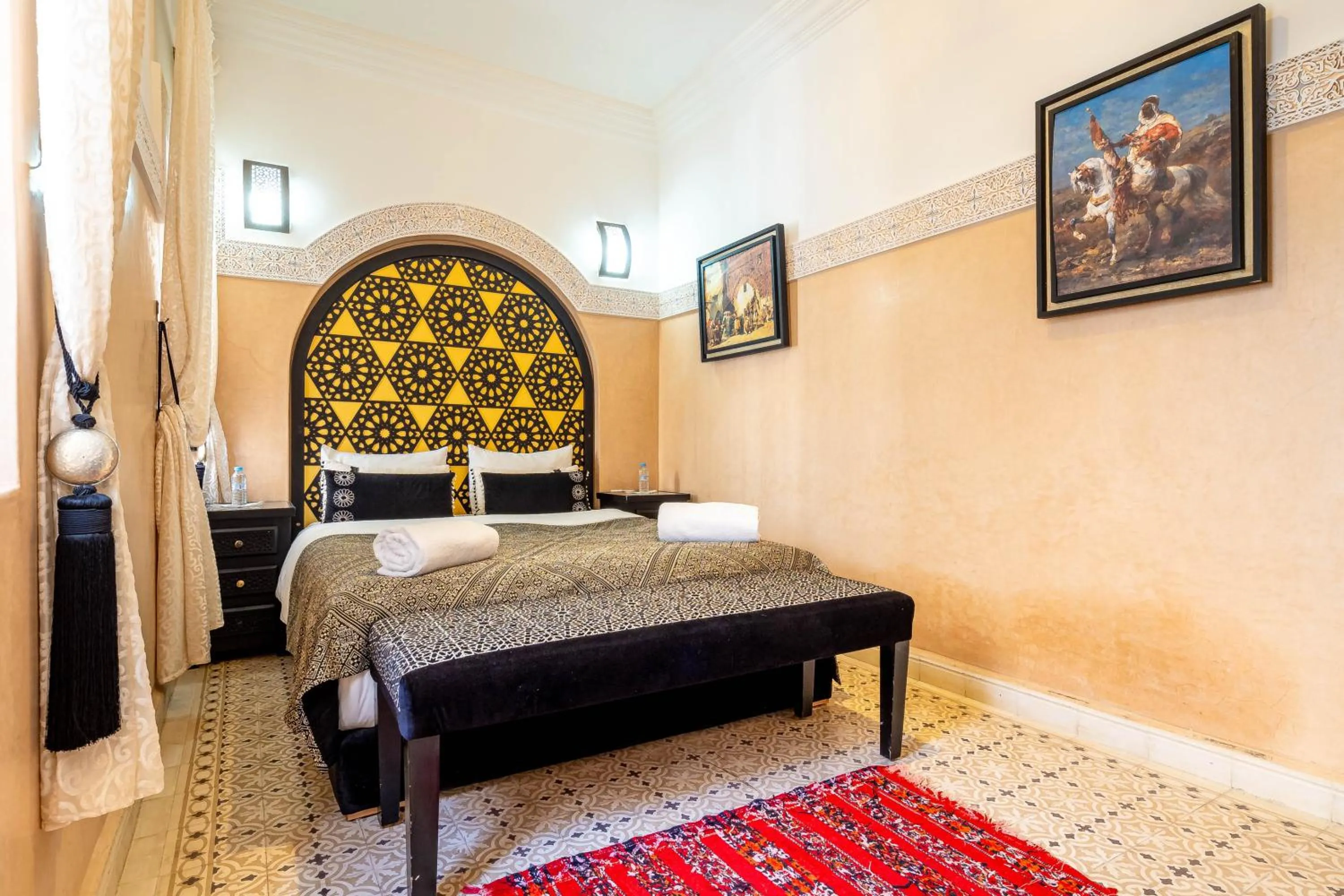Bed in RIAD LA GAZELLE DU SUD