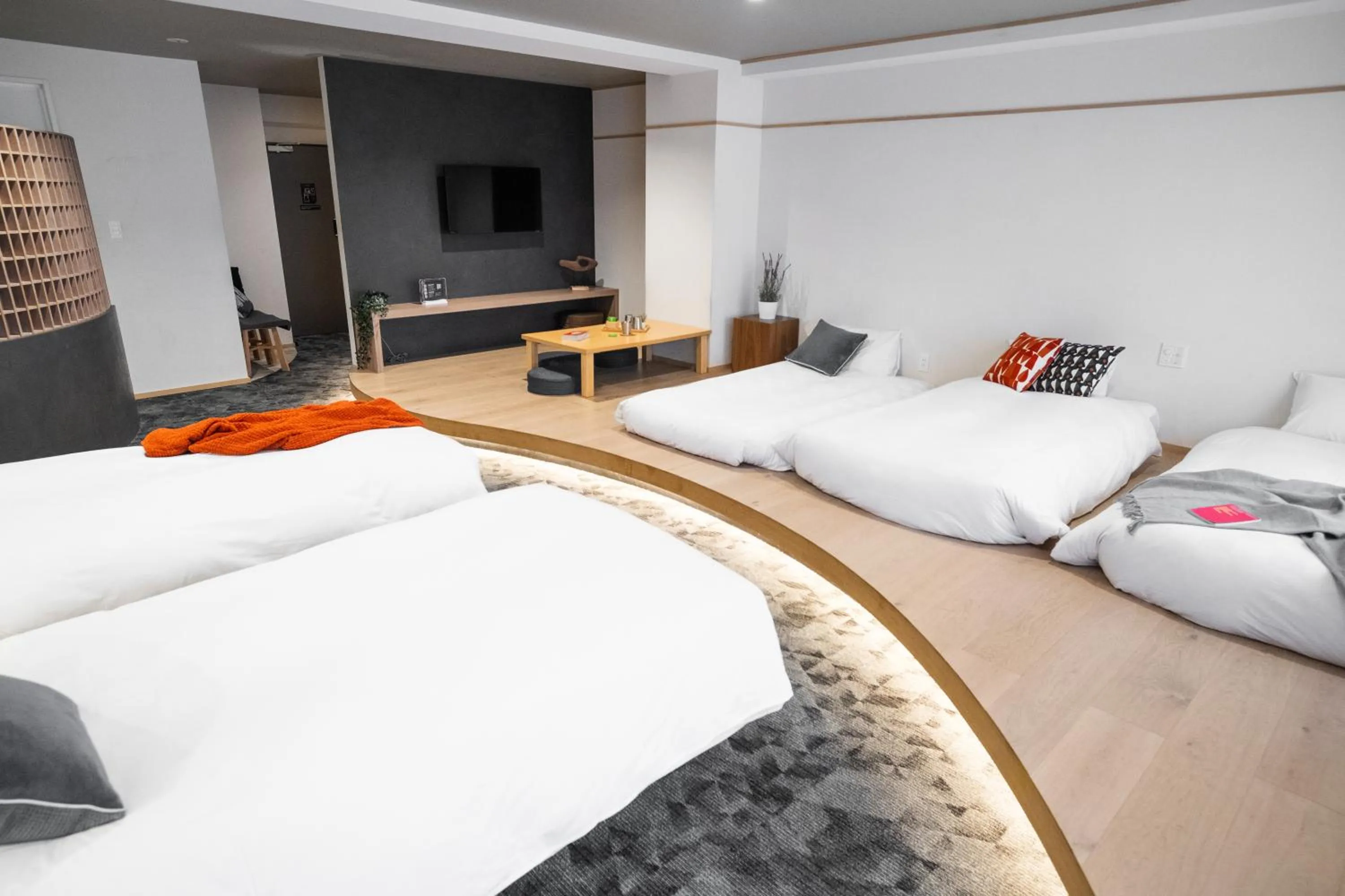 Bed in WAYFARER Kyoto Shijo