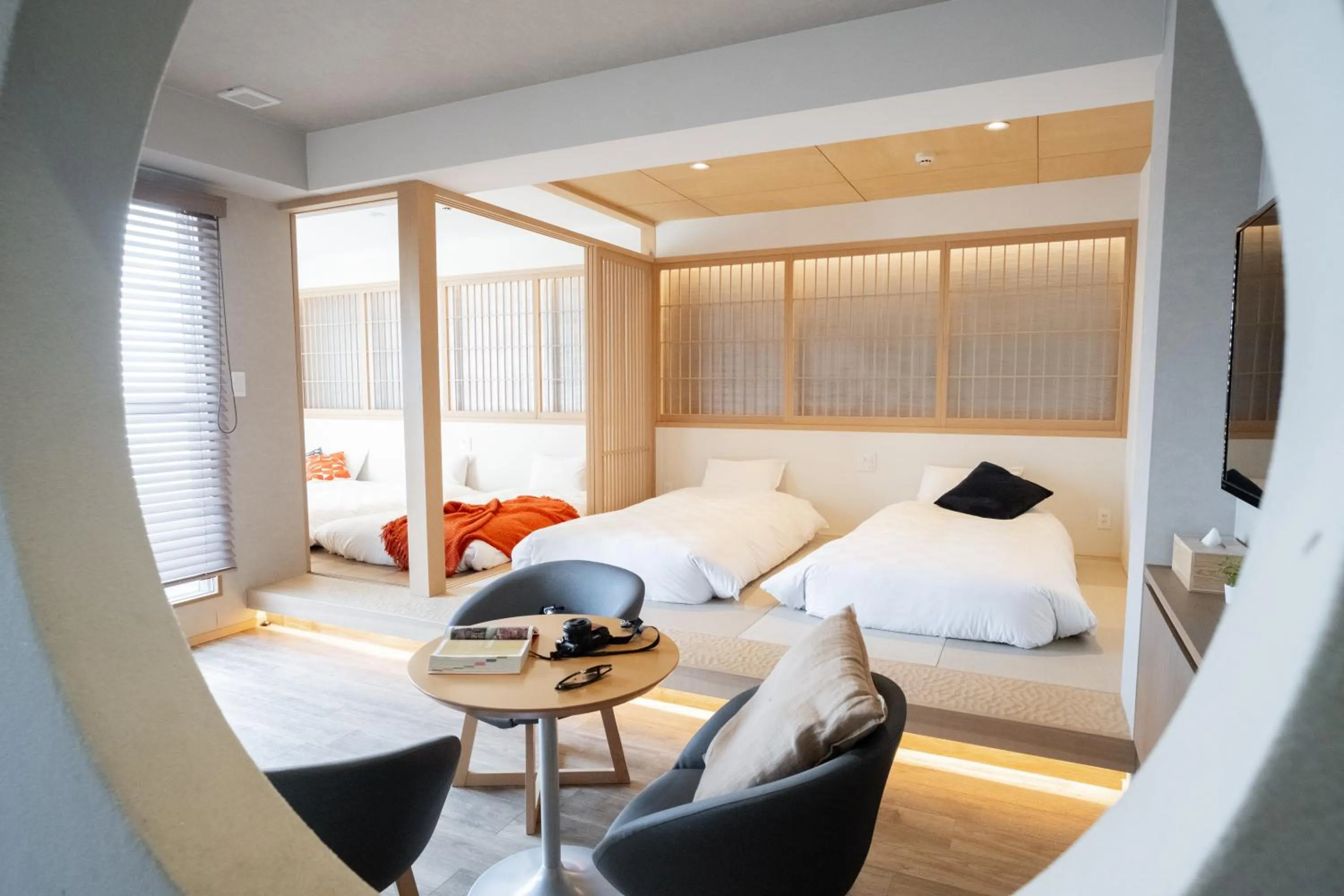 Bed in WAYFARER Kyoto Shijo