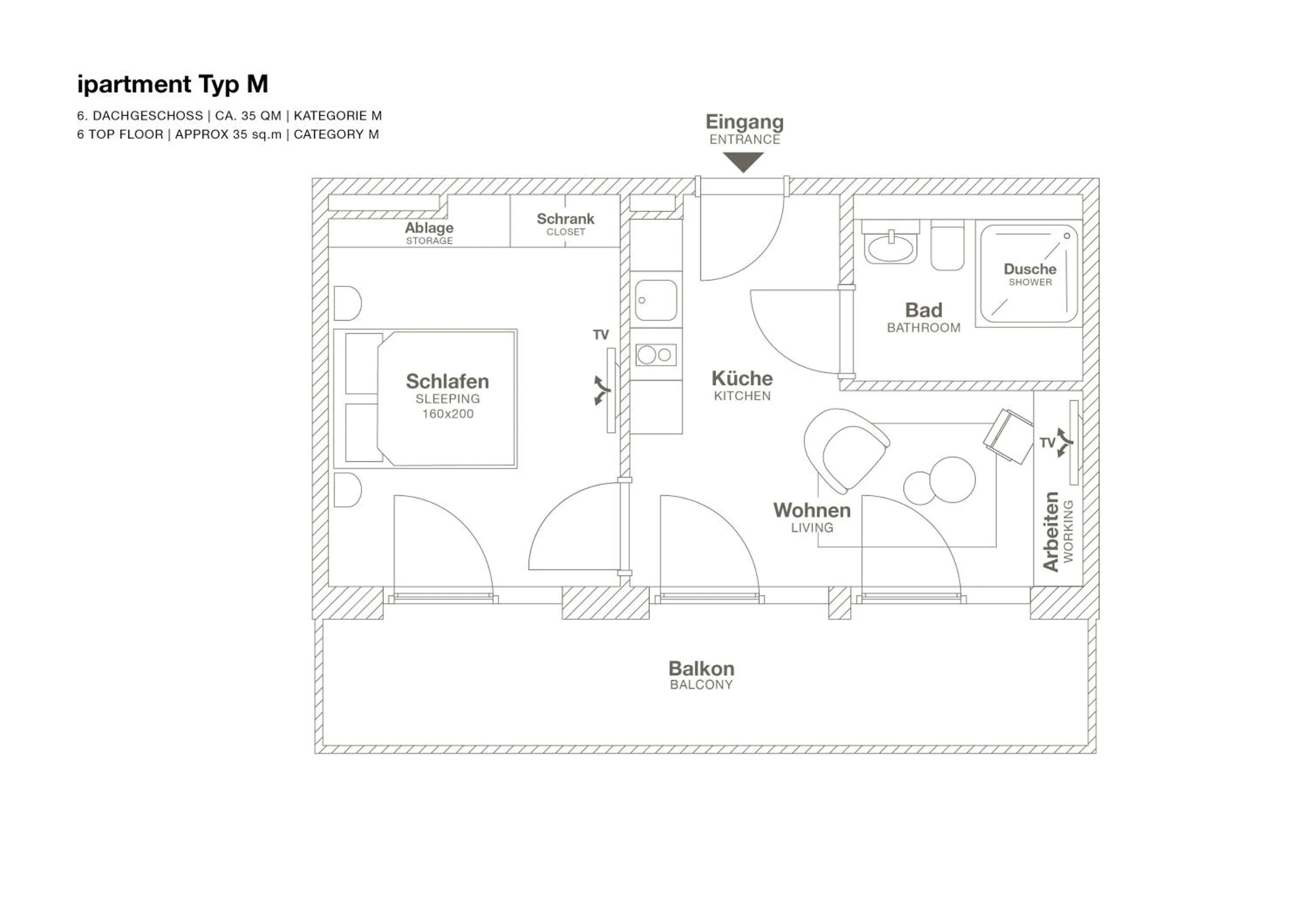 Floor plan in ipartment Böblingen Sindelfingen