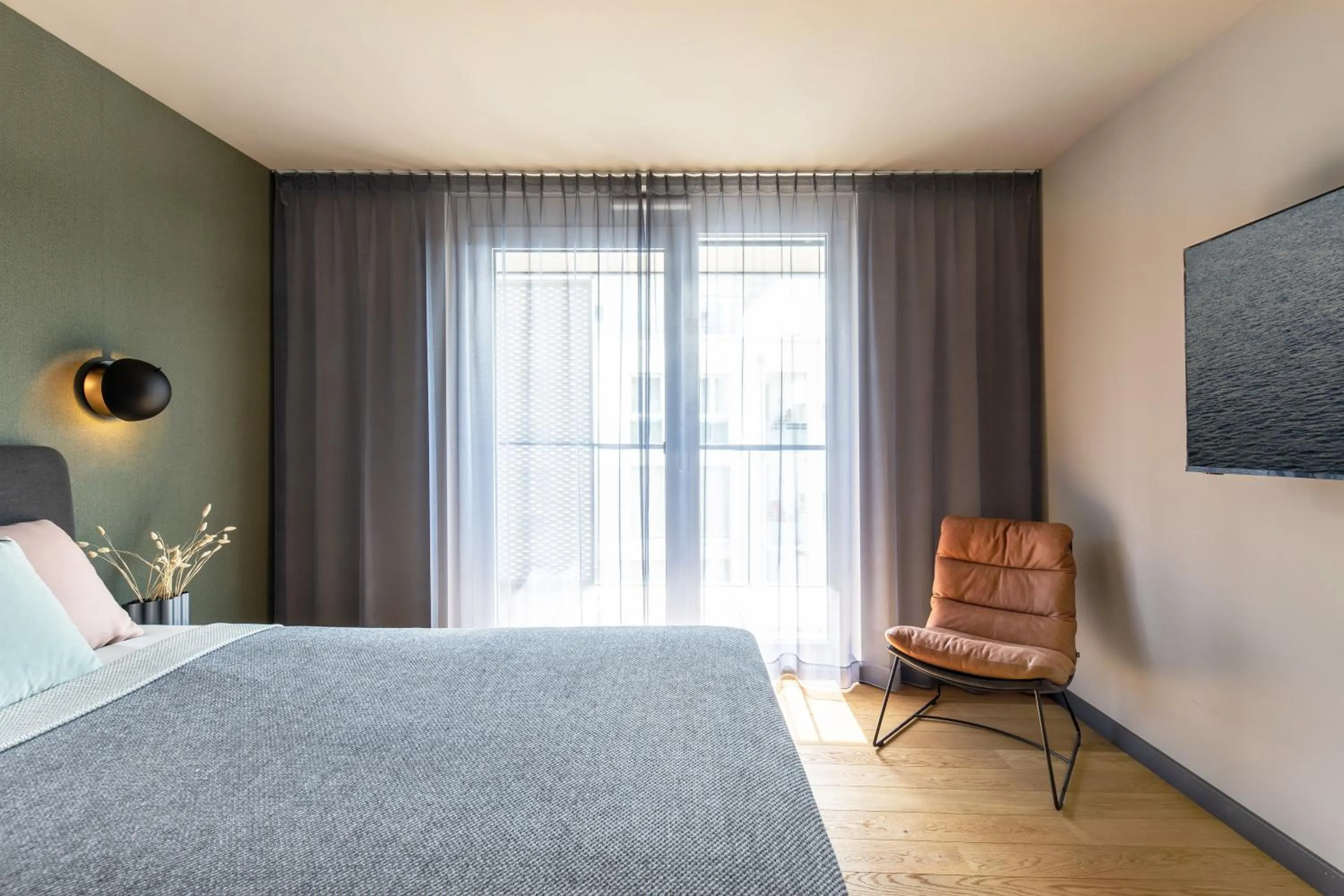 Photo of the whole room, Bed in ipartment Böblingen Sindelfingen