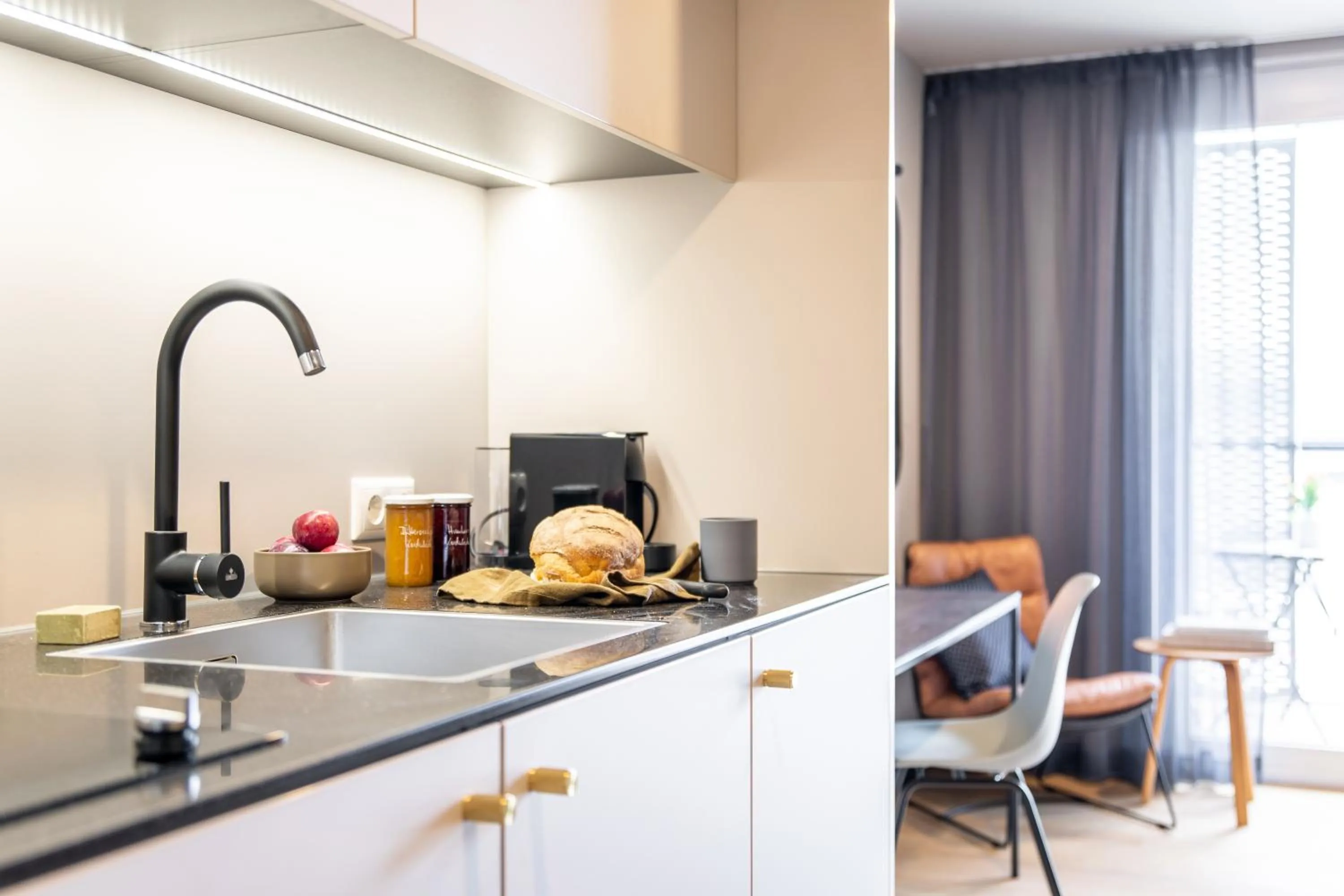 Kitchen or kitchenette in ipartment Böblingen Sindelfingen
