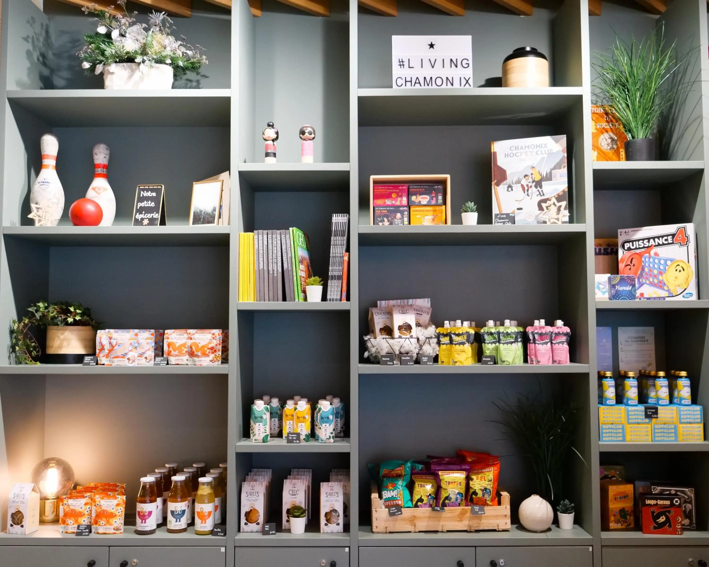 On-site shops in Plan B Hotel - Living Chamonix