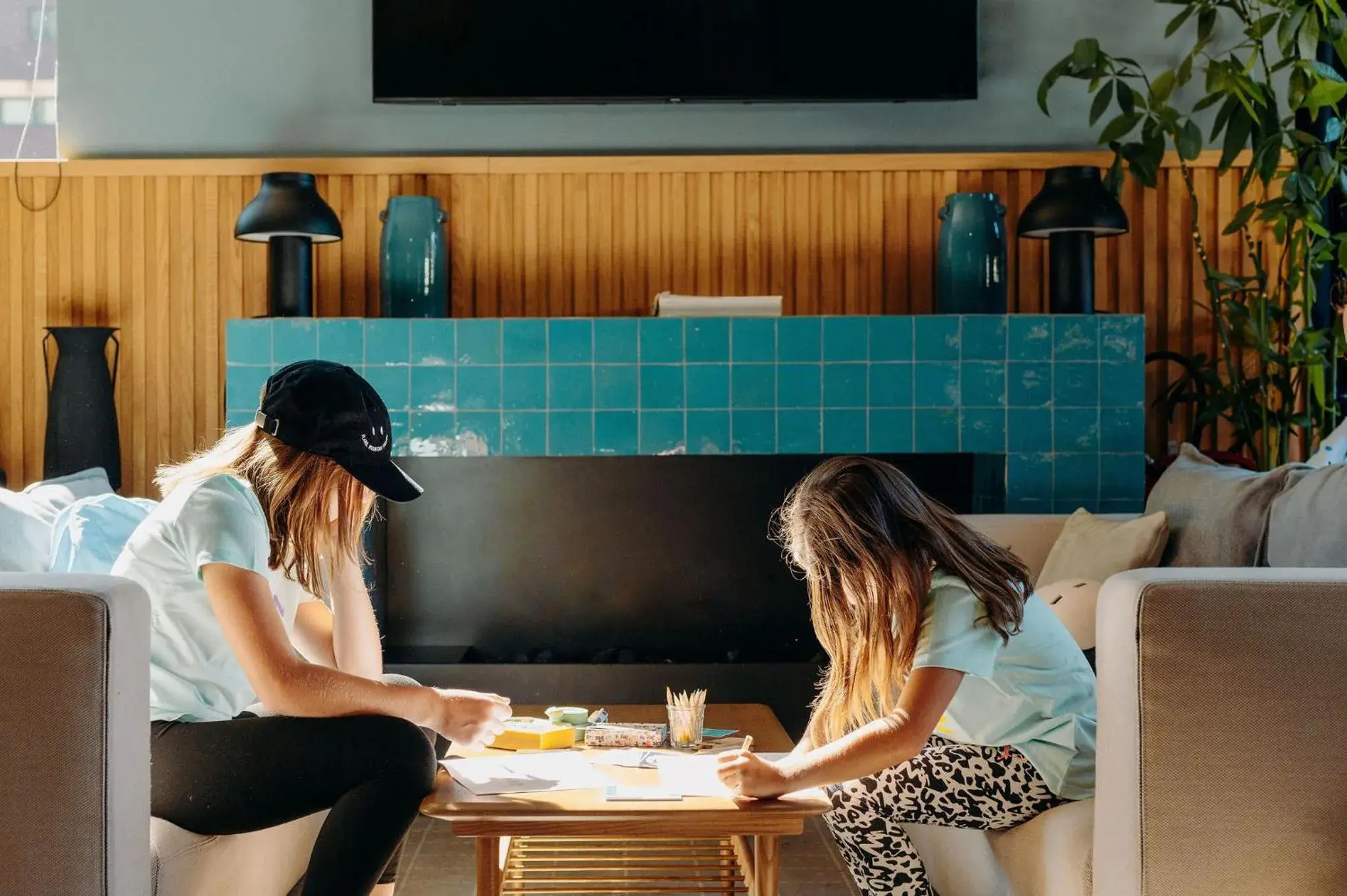 Living room in Plan B Hotel - Living Chamonix Living room in Plan B Hotel - Living Chamonix