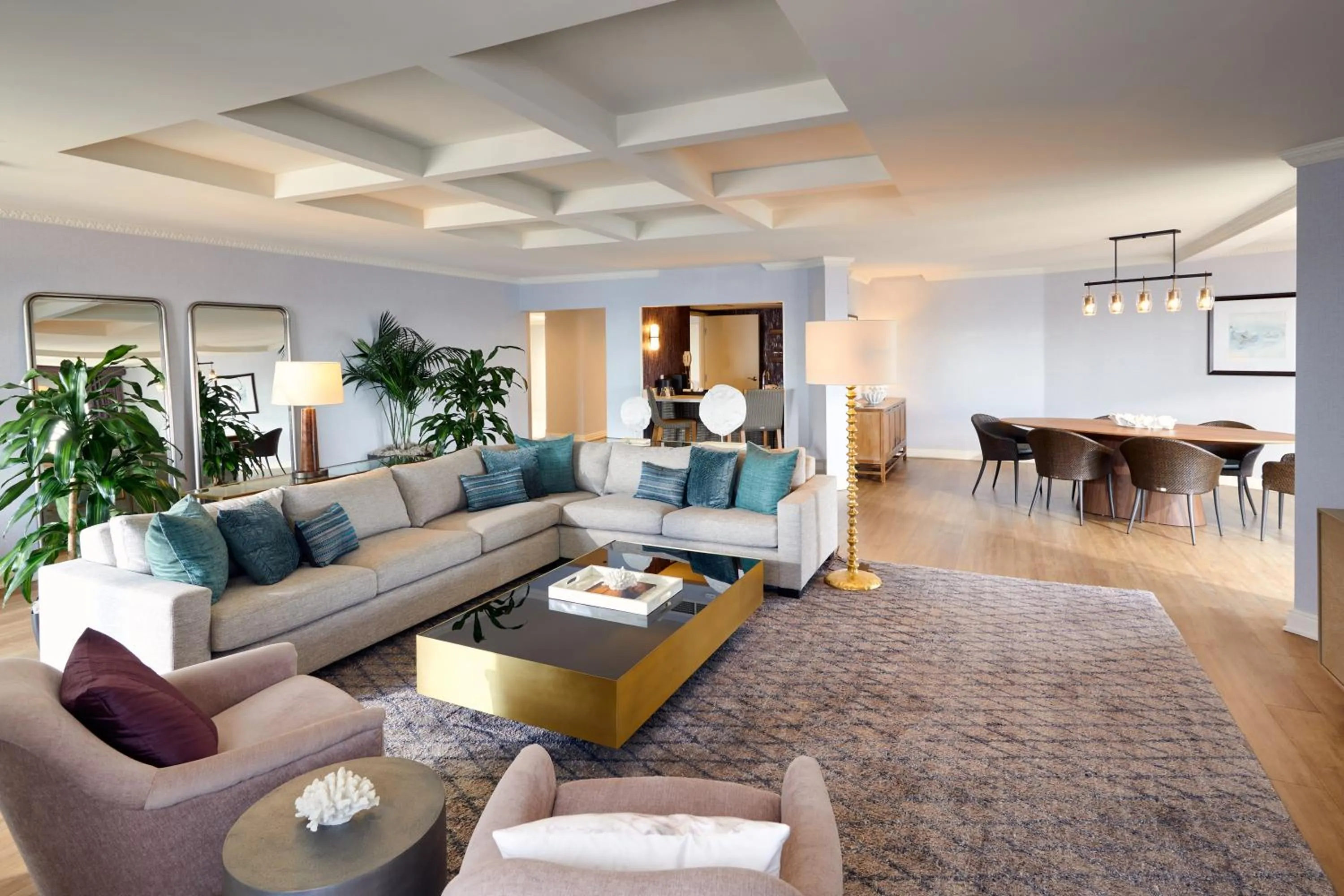 Living room in Loews Coronado Bay Resort
