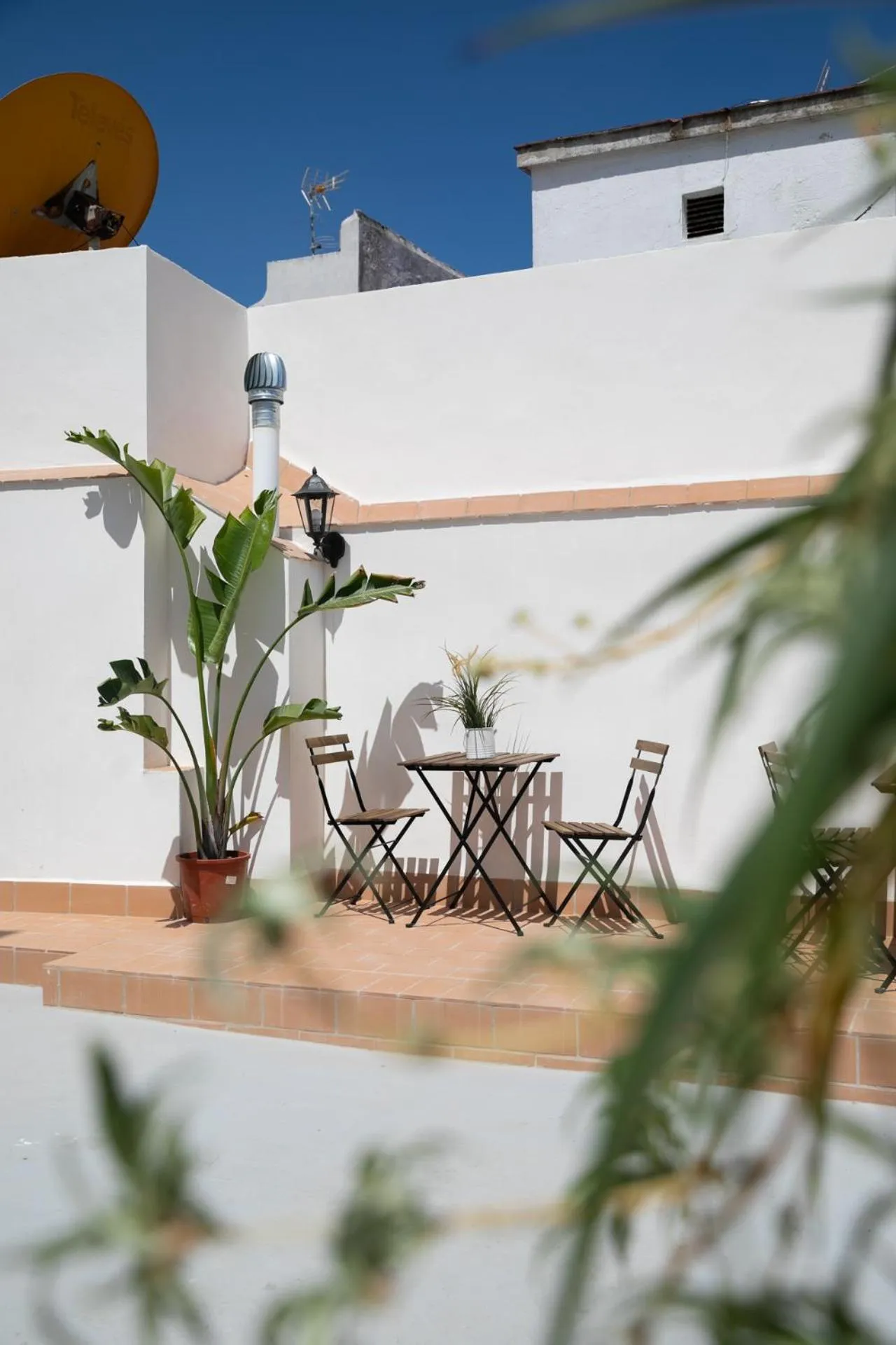 Balcony/Terrace in Planeta Cadiz Hostel