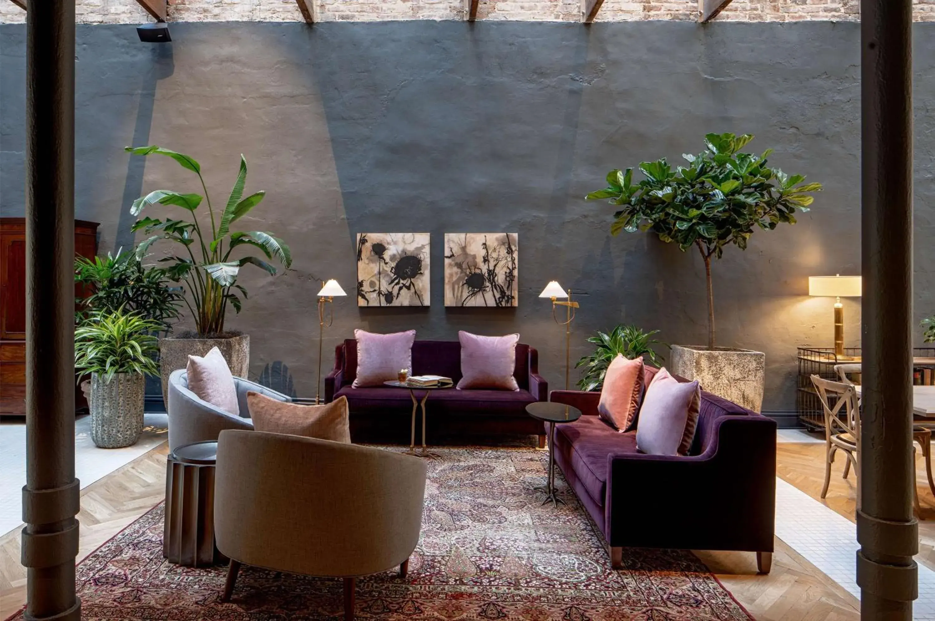 Lobby or reception in The Eliza Jane, in The Unbound Collection by Hyatt Lobby or reception in The Eliza Jane, in The Unbound Collection by Hyatt