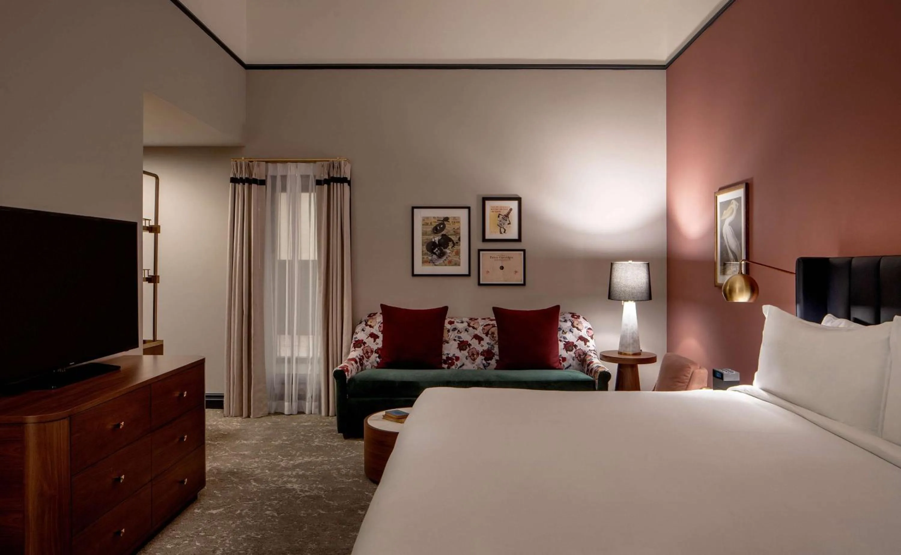 Bedroom, Bed in The Eliza Jane, in The Unbound Collection by Hyatt