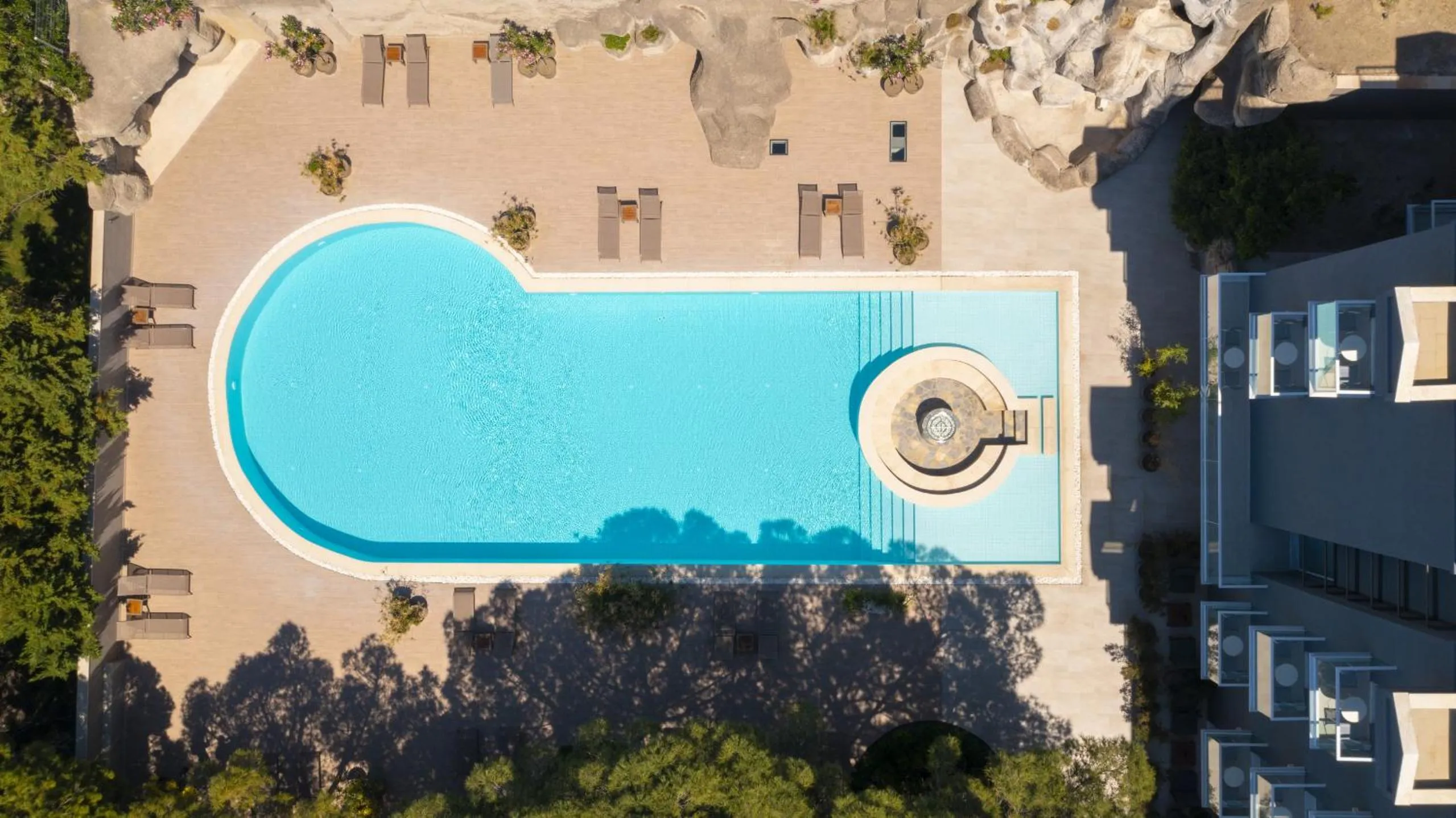 Pool view in AEGEAN Apartments - Marina & Chios Island View