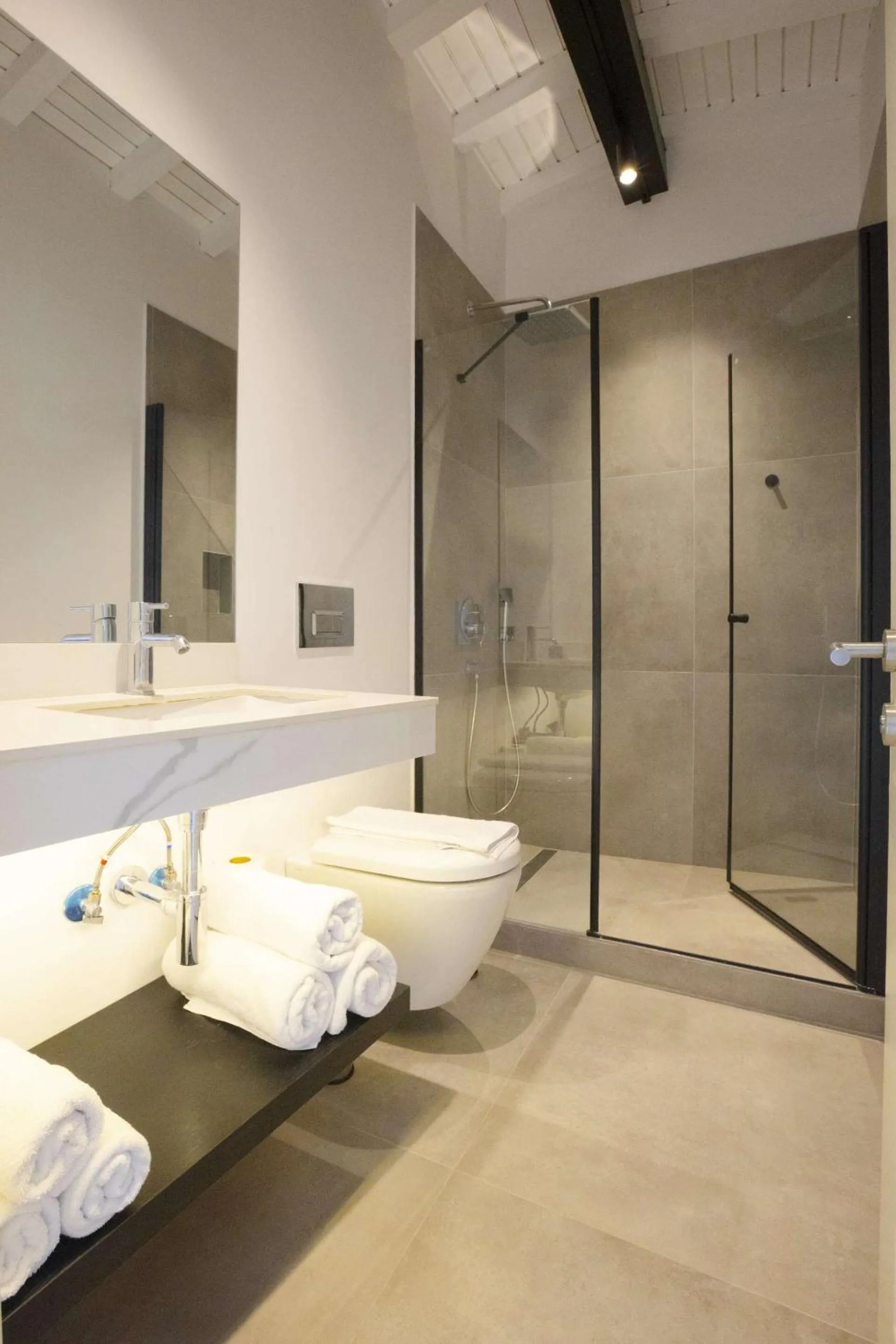 Bathroom in AEGEAN Apartments - Marina & Chios Island View