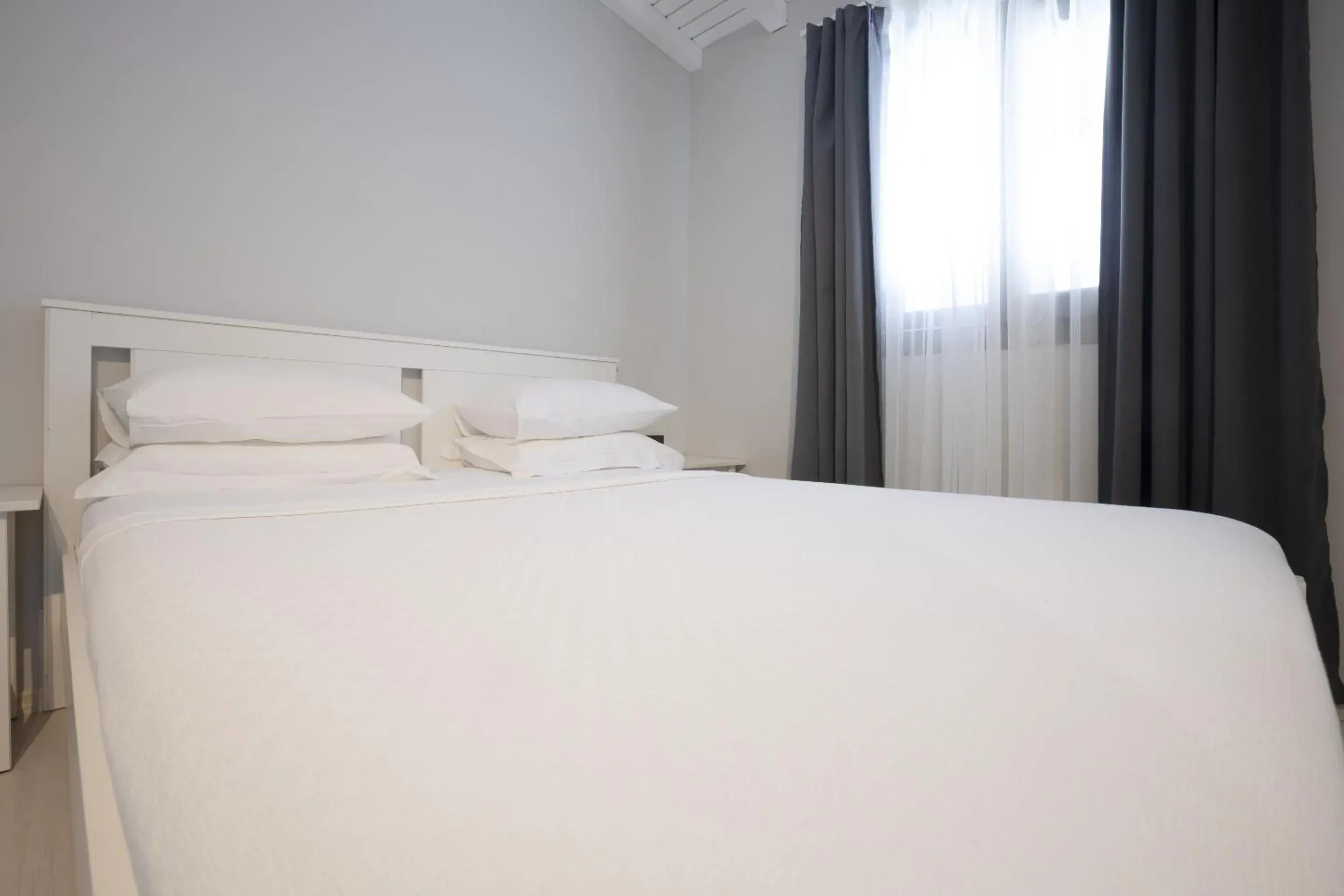 Bedroom, Bed in AEGEAN Apartments - Marina & Chios Island View Bedroom, Bed in AEGEAN Apartments - Marina & Chios Island View