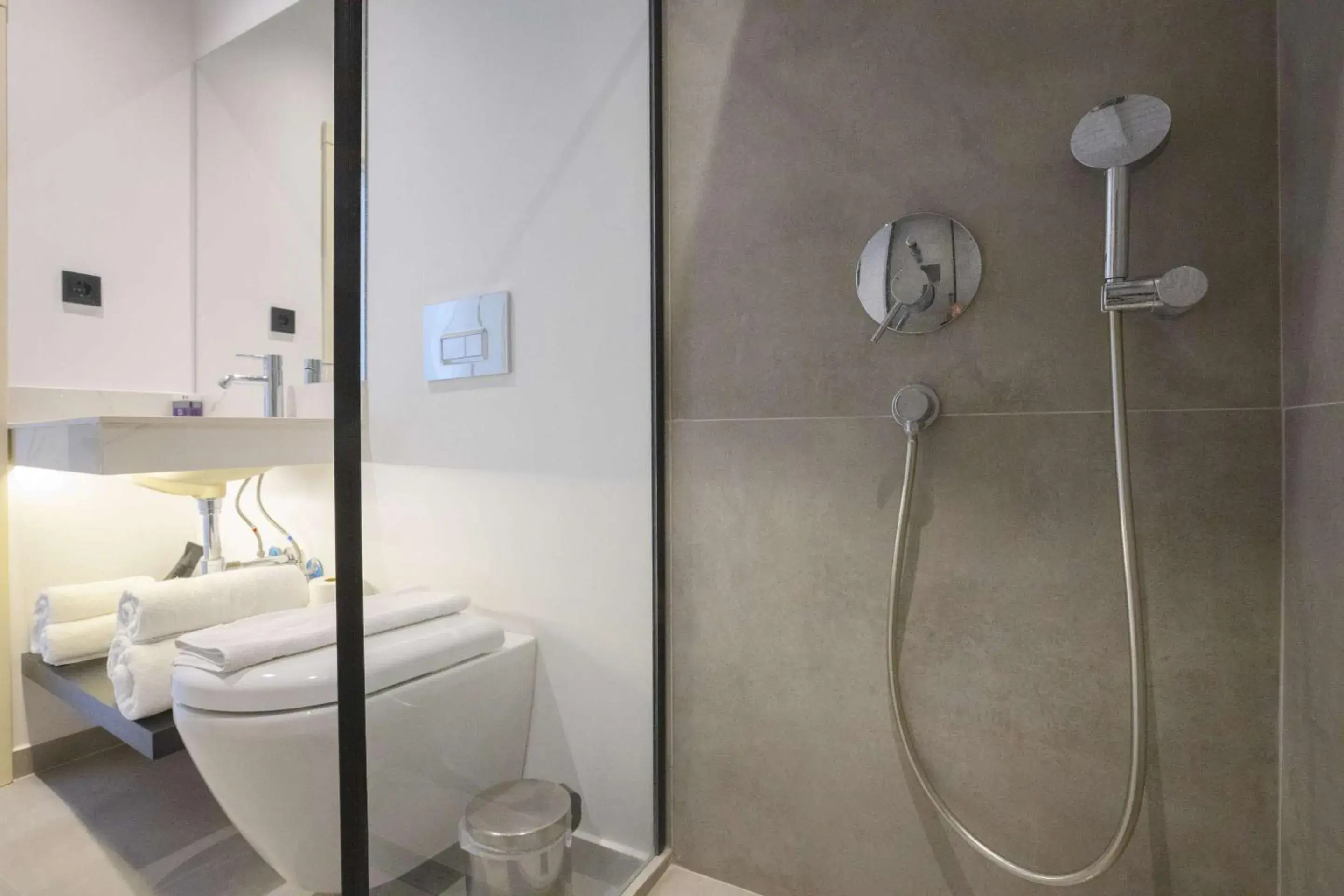 Bathroom in AEGEAN Apartments - Marina & Chios Island View Bathroom in AEGEAN Apartments - Marina & Chios Island View