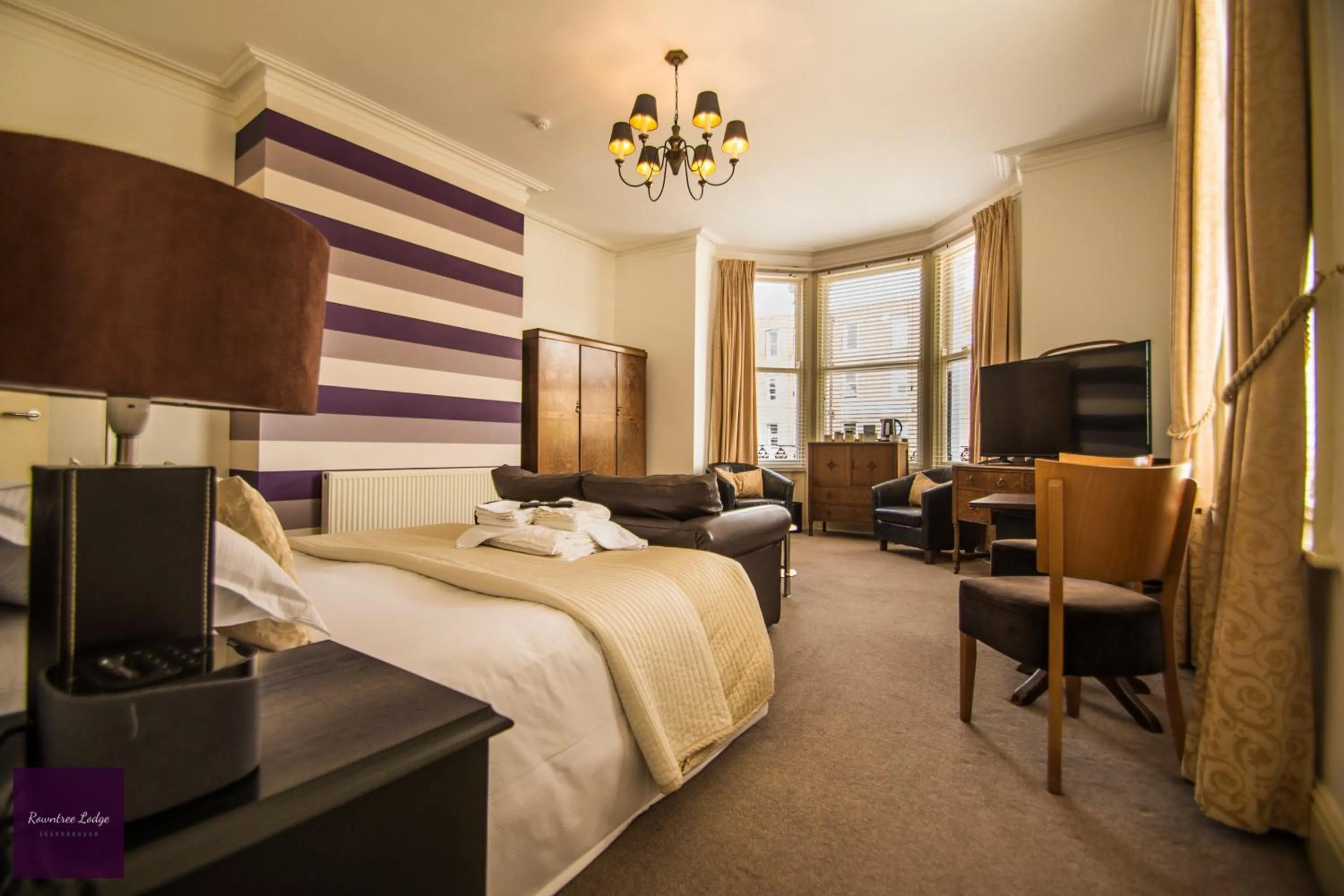 Bed in Rowntree Lodge