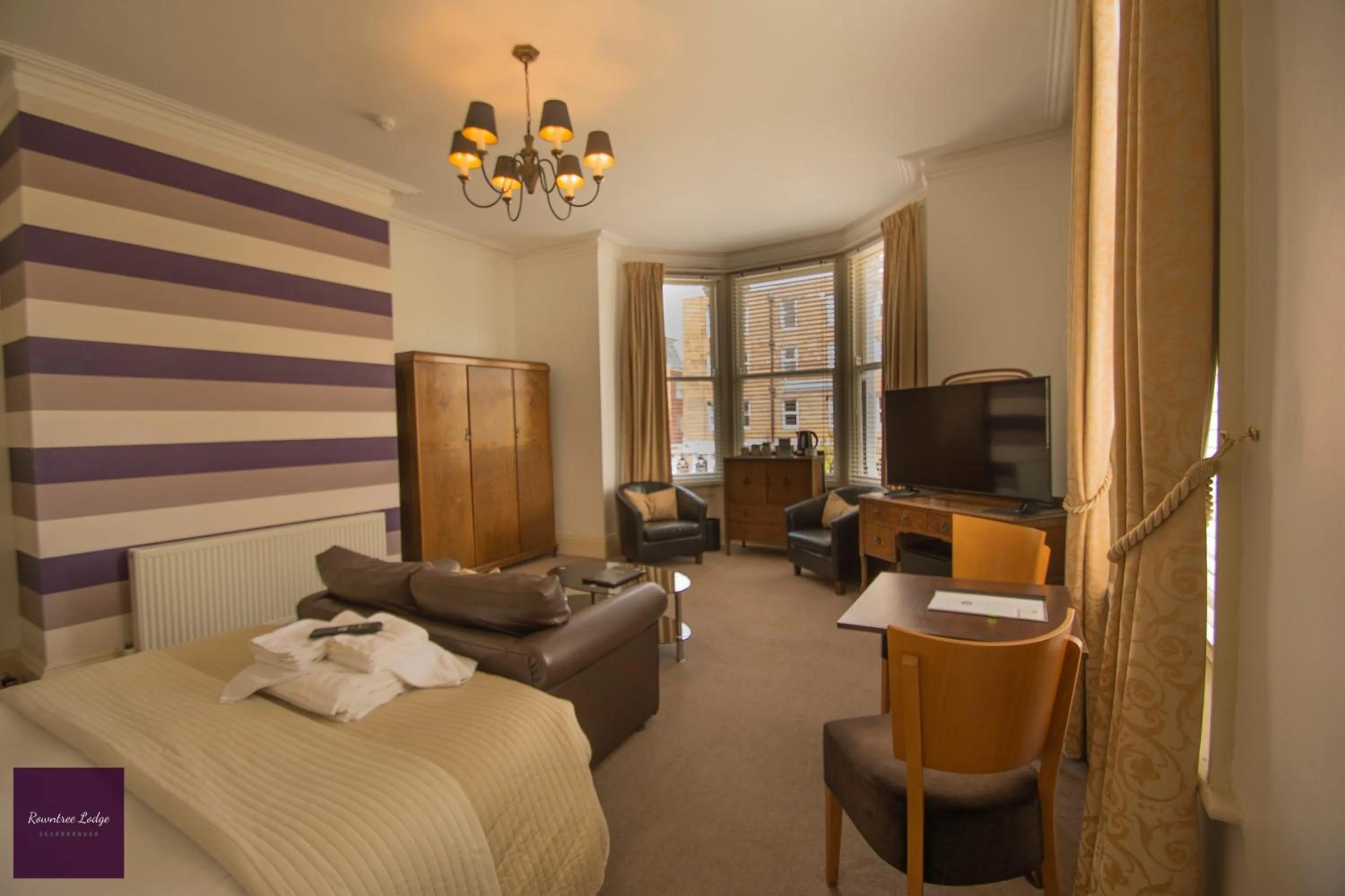 Bed in Rowntree Lodge