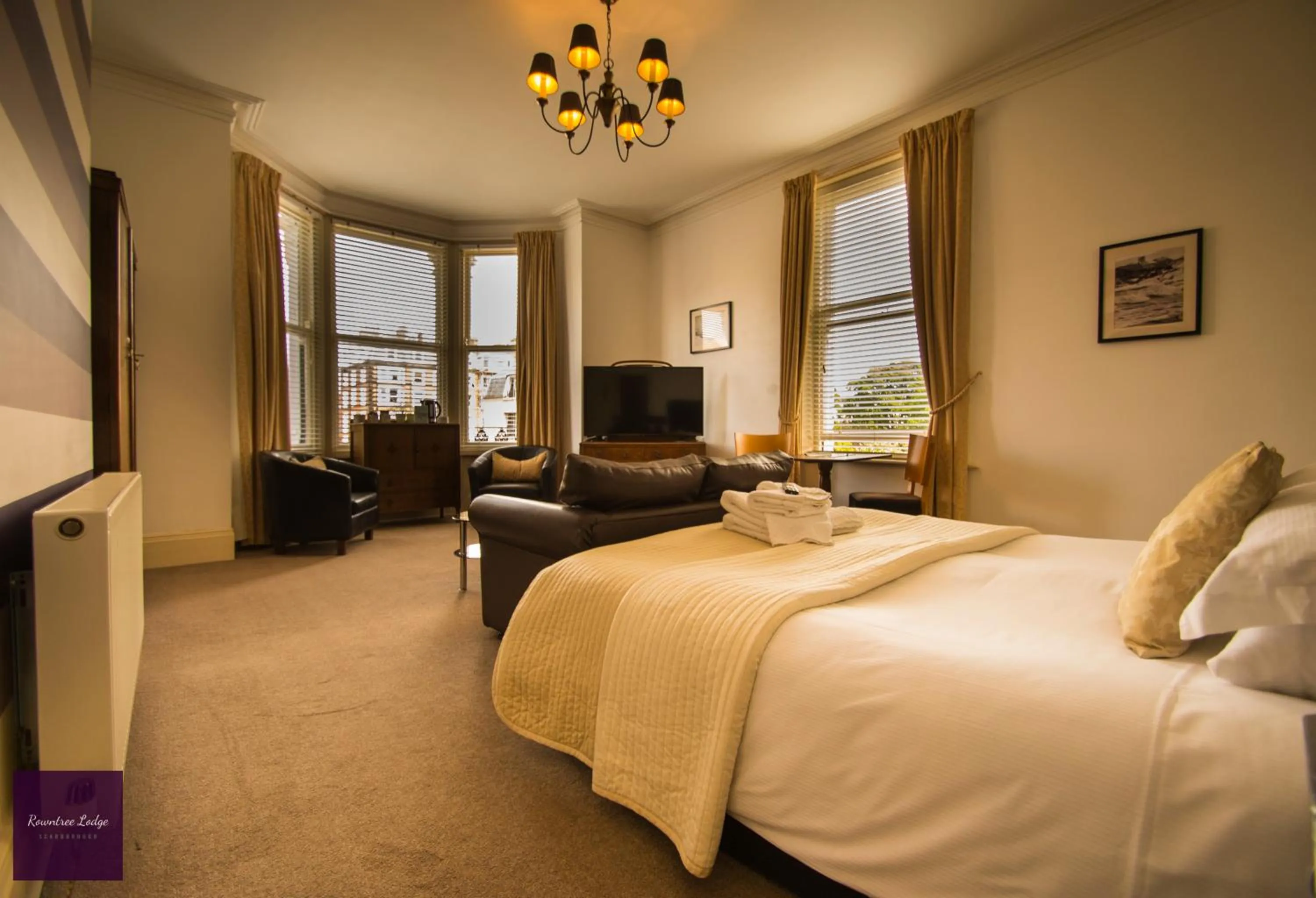 Bed in Rowntree Lodge