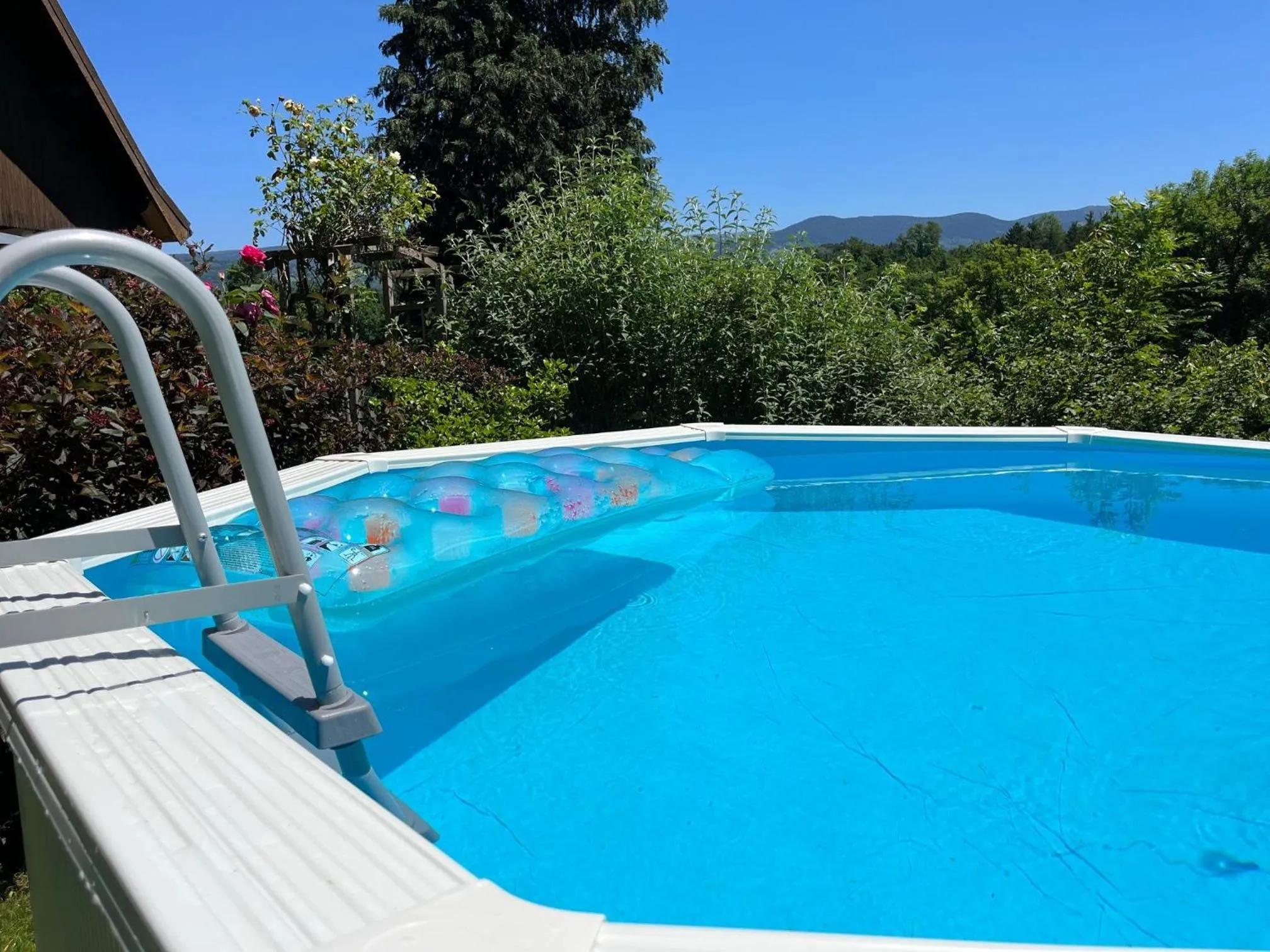 Pool view in La Maison du Chevalier - Chambres et tables d'hôtes - adults only