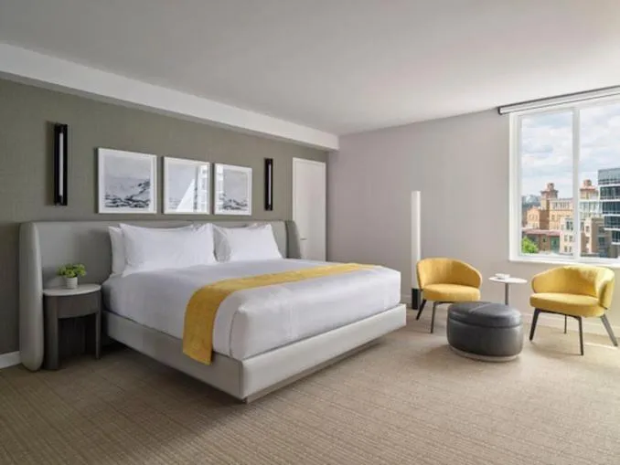 Bed in Hotel AKA Washington Circle